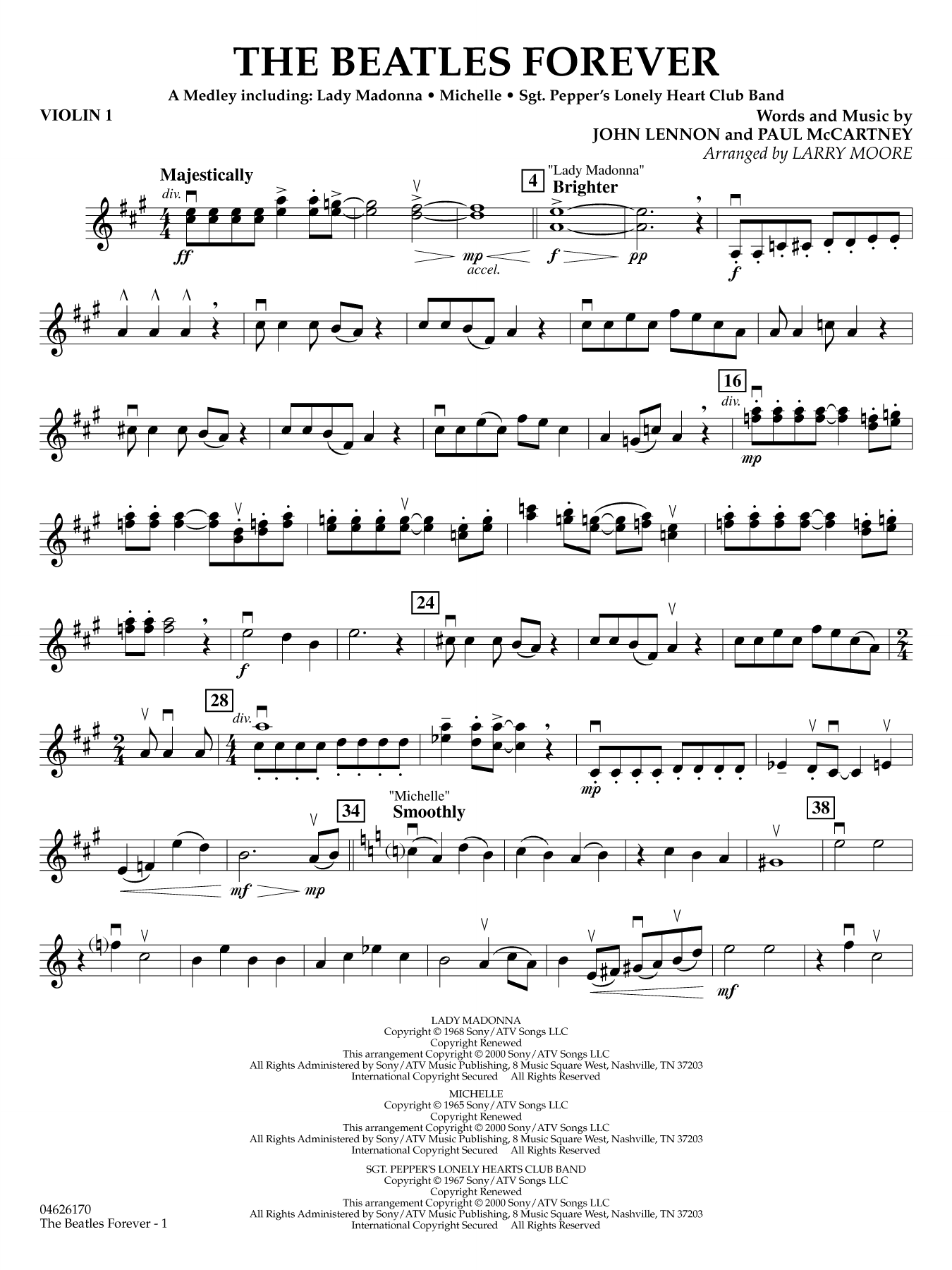 The Beatles Forever - Violin 1