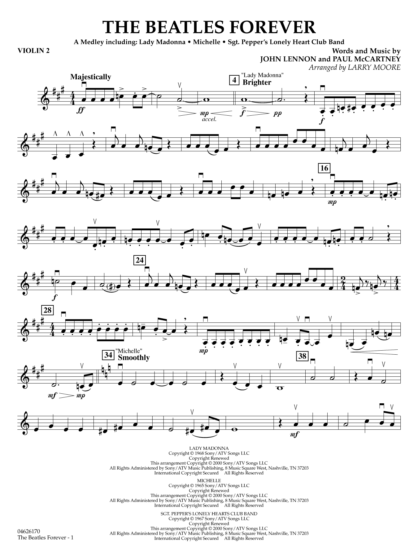 The Beatles Forever - Violin 2