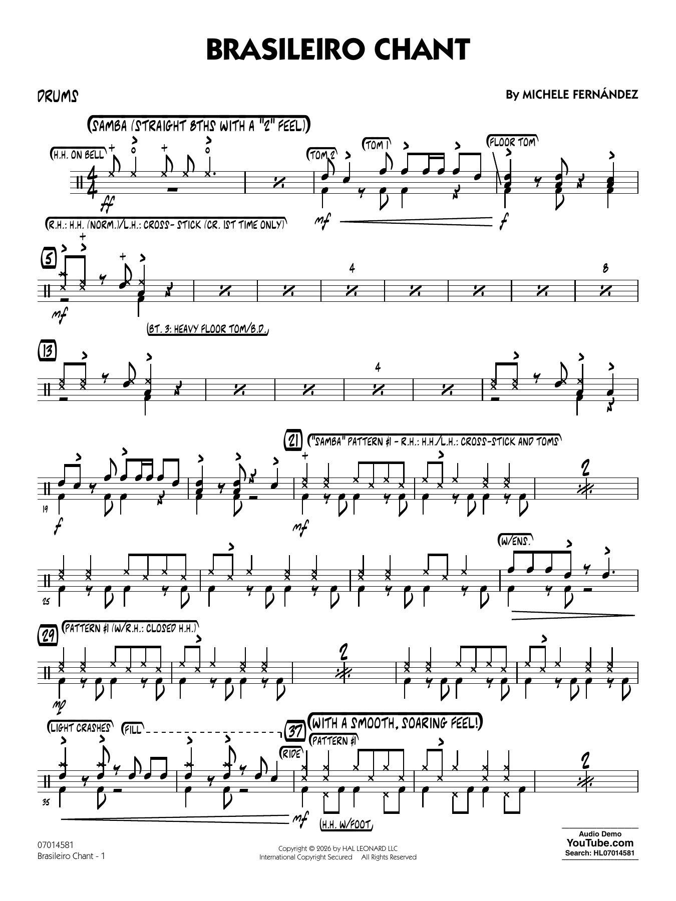Brasileiro Chant - Drums