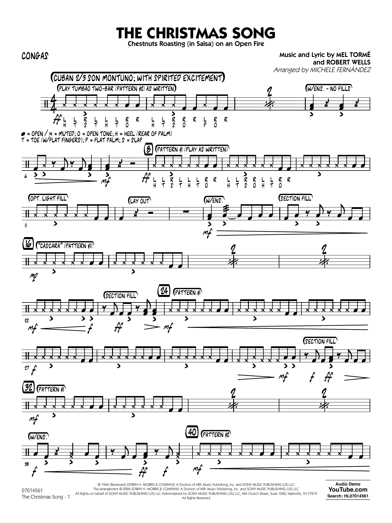 The Christmas Song (Chestnuts Roasting on an Open Fire) - Congas