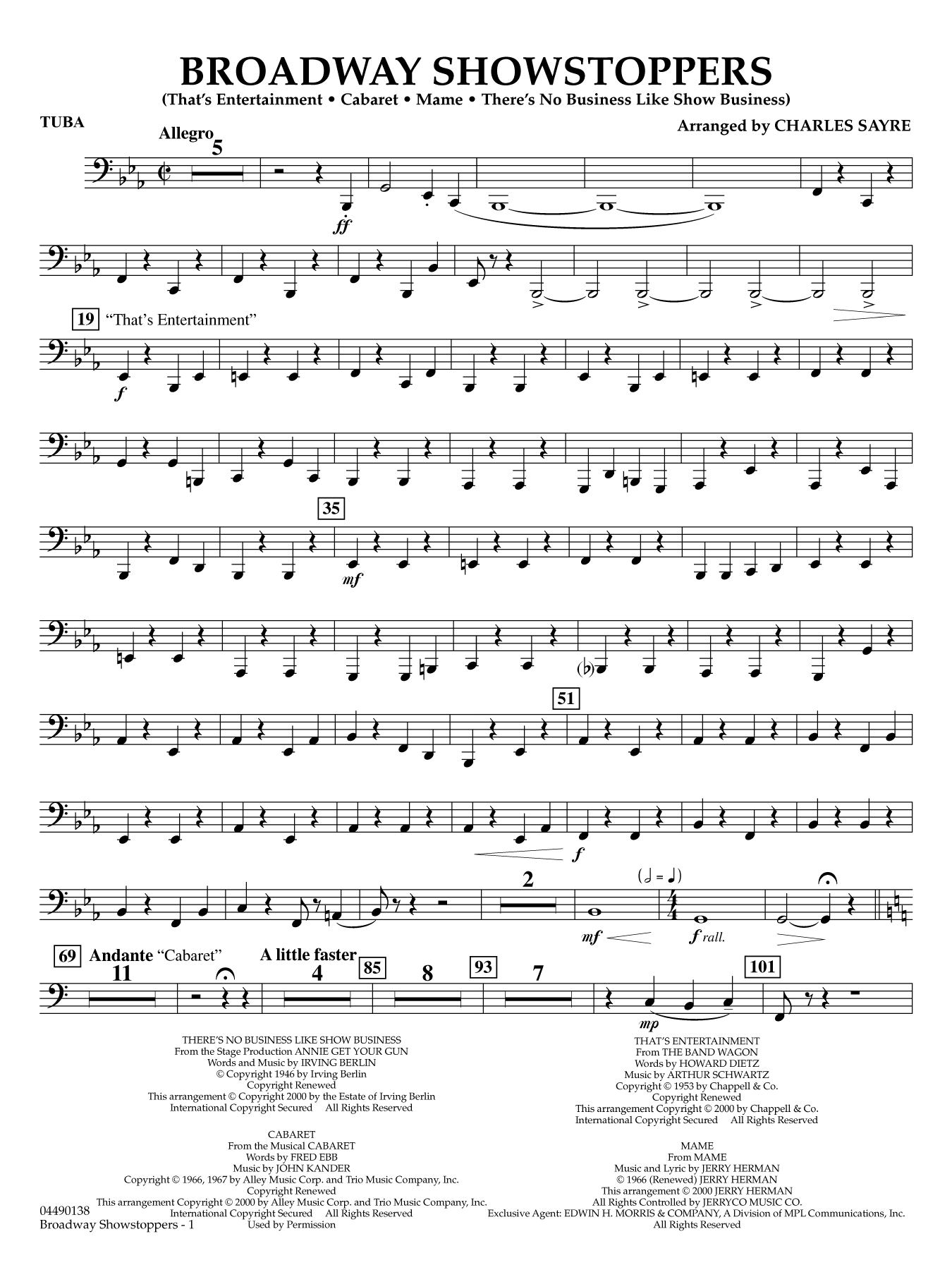 Broadway Showstoppers - Tuba