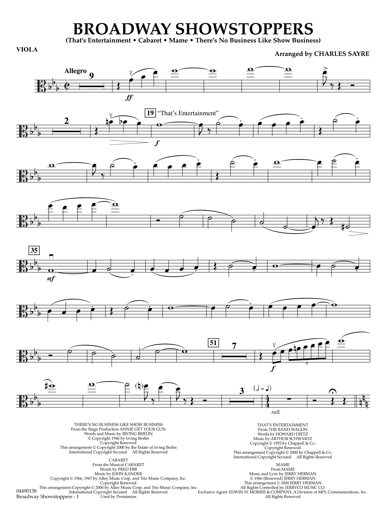Broadway Showstoppers - Viola