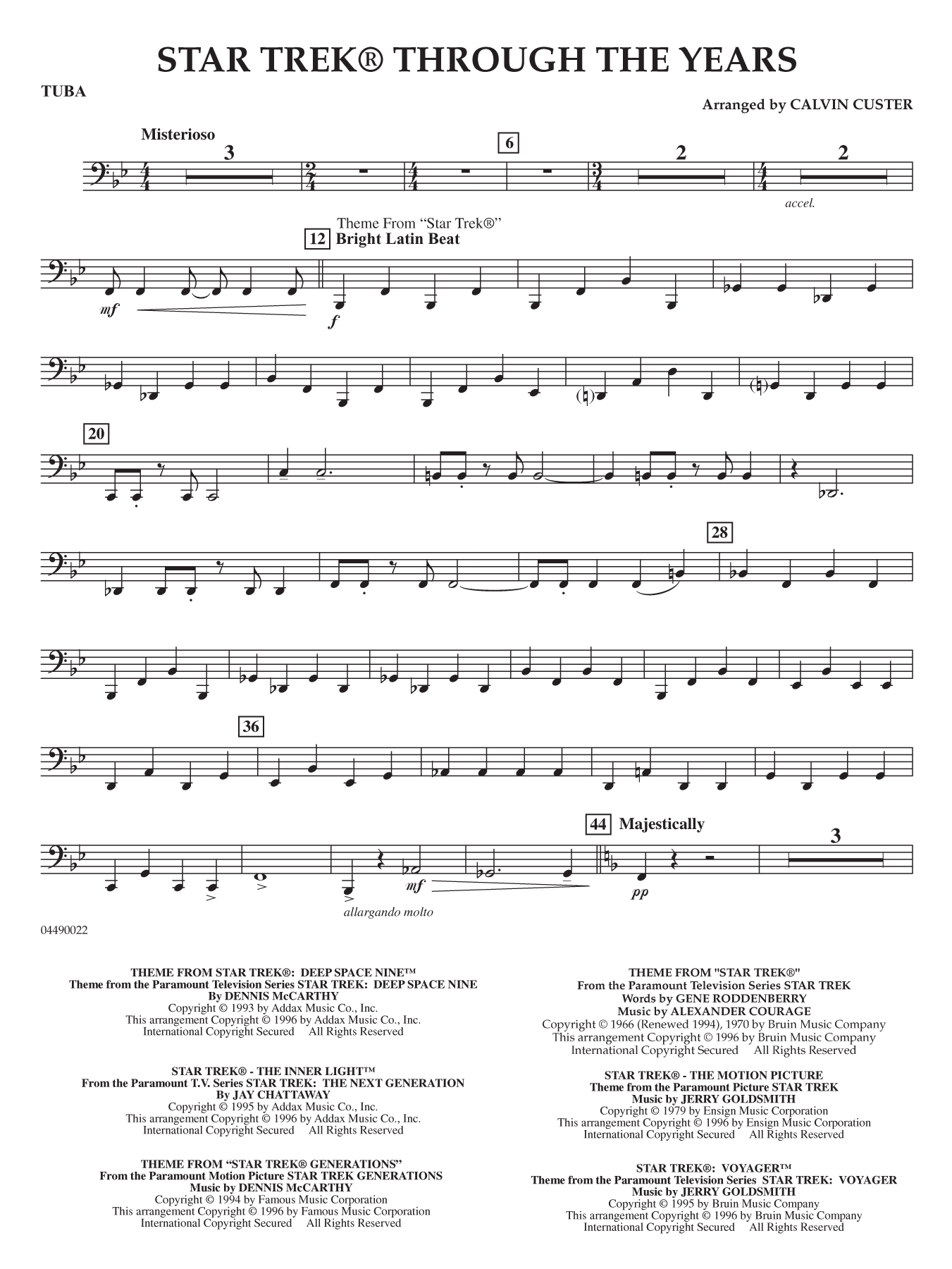 Star Trek Through the Years - Tuba