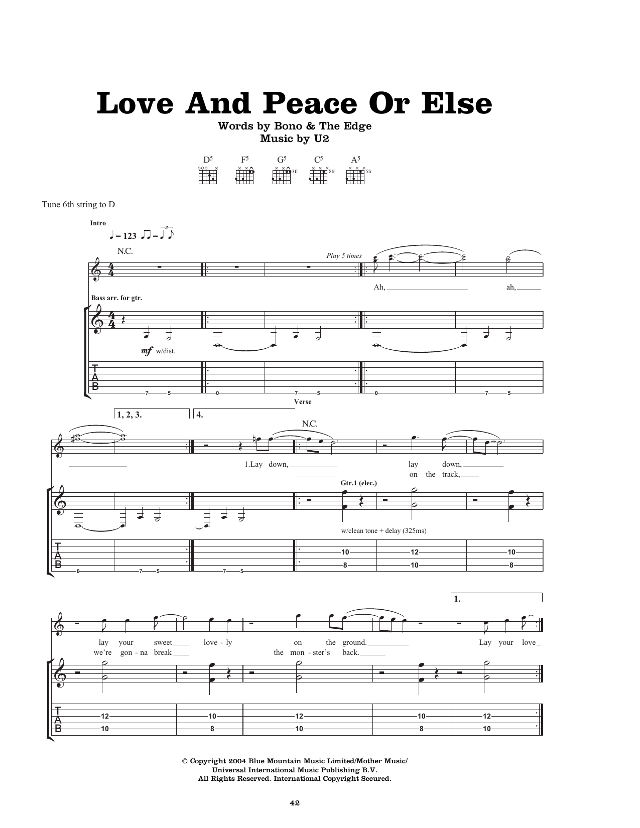 Love And Peace Or Else