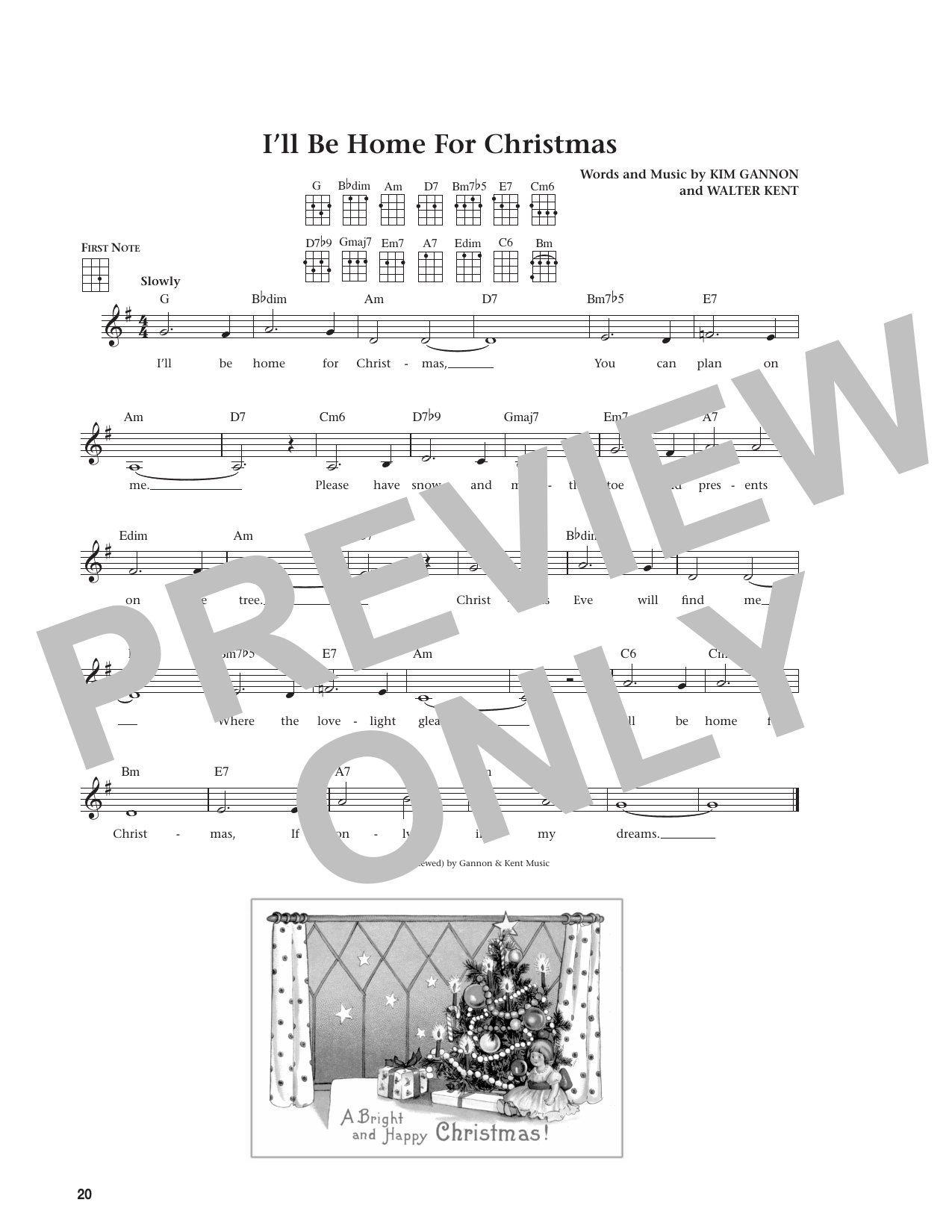 I'll Be Home For Christmas (from The Daily Ukulele)