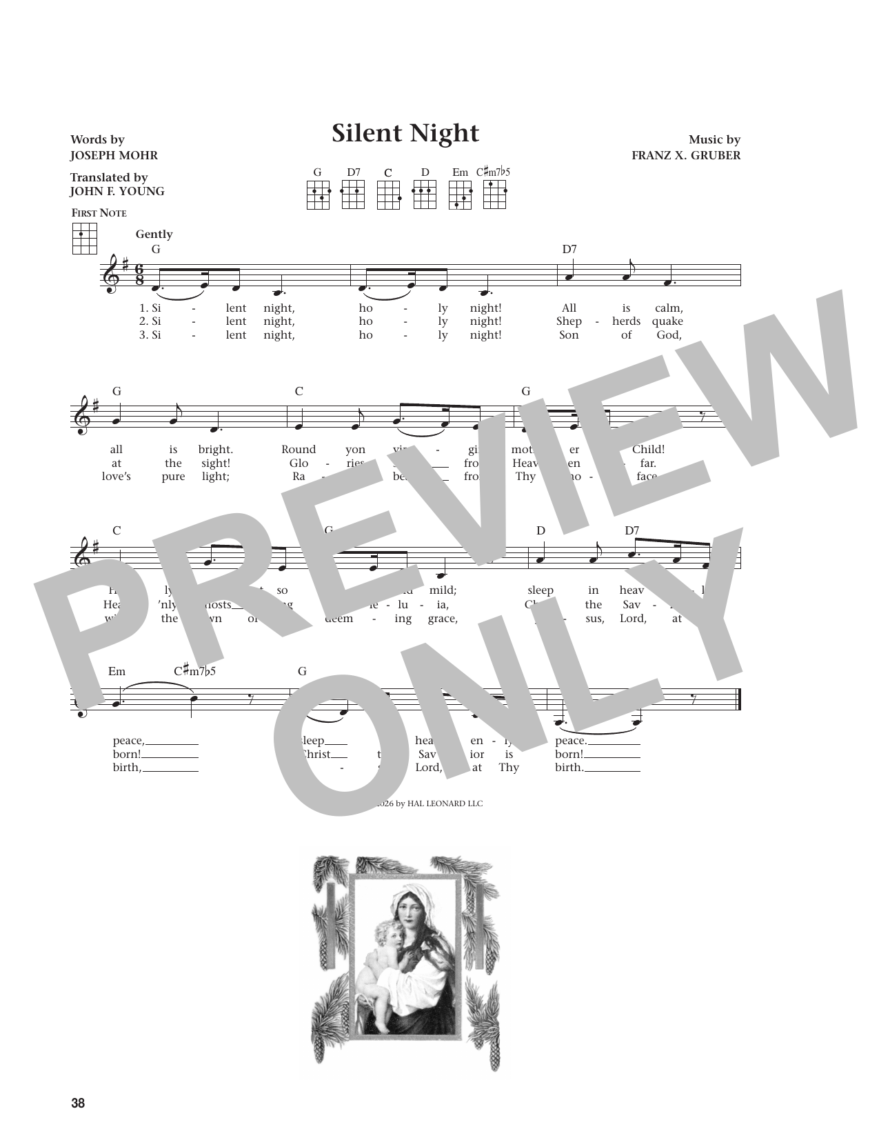 Silent Night (from The Daily Ukulele)