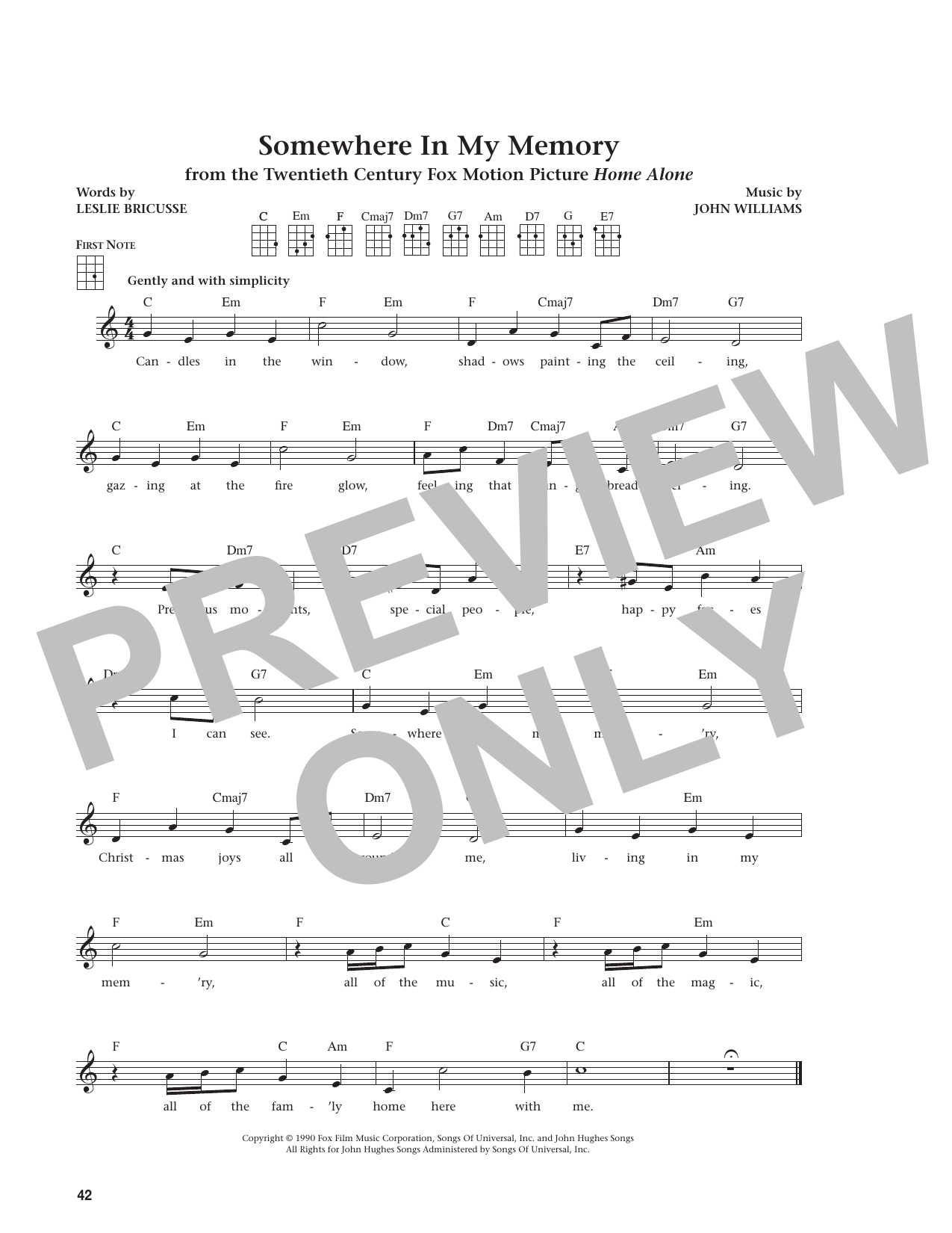 Somewhere In My Memory (from The Daily Ukulele)