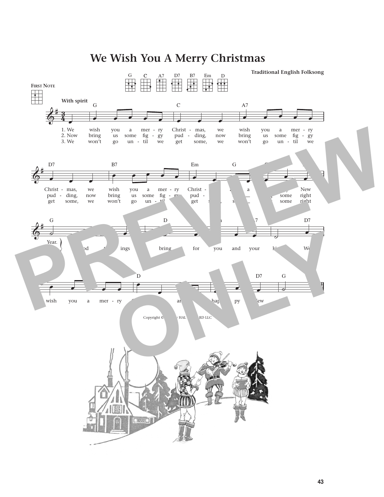 We Wish You A Merry Christmas (from The Daily Ukulele)