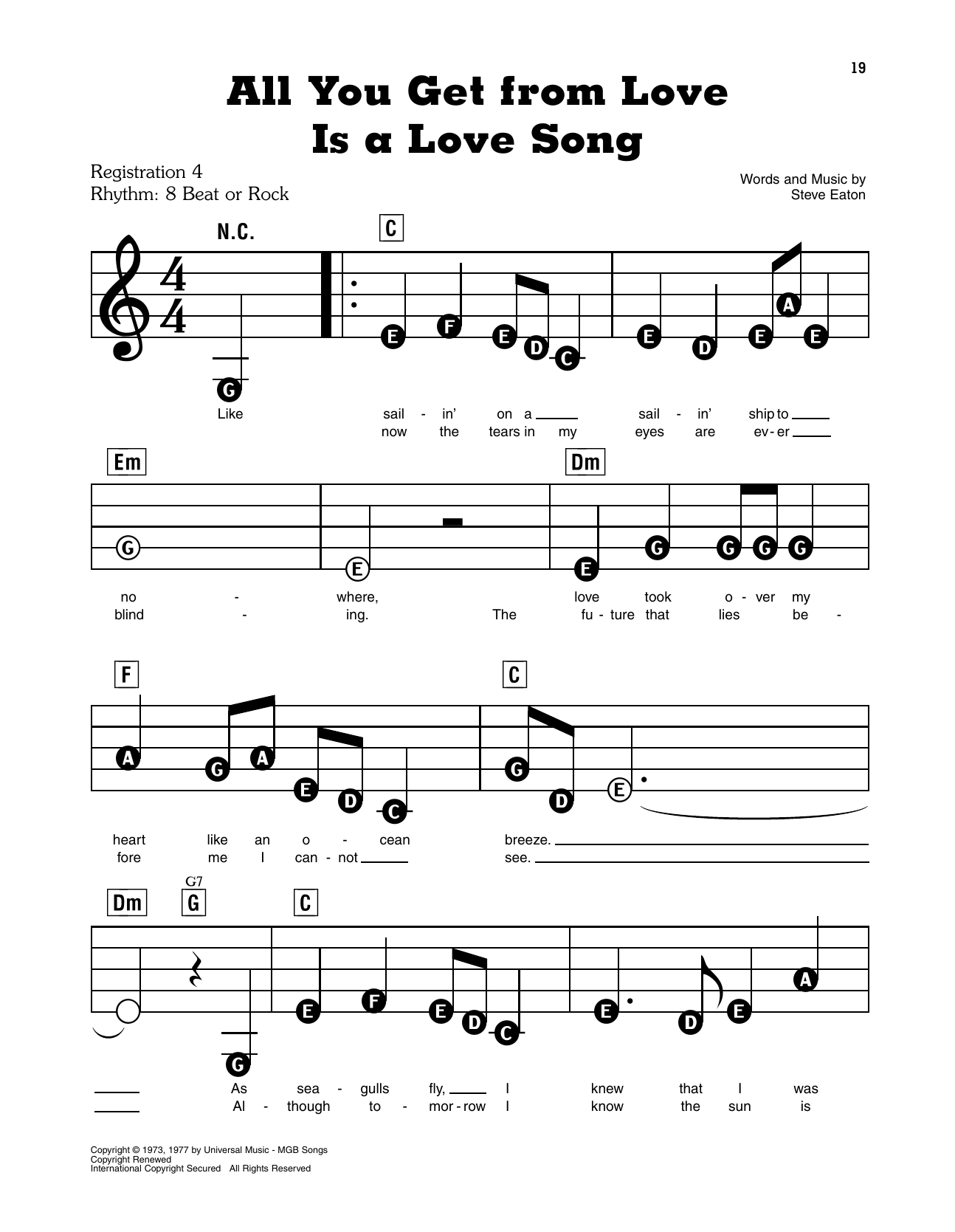 All You Get From Love Is A Love Song