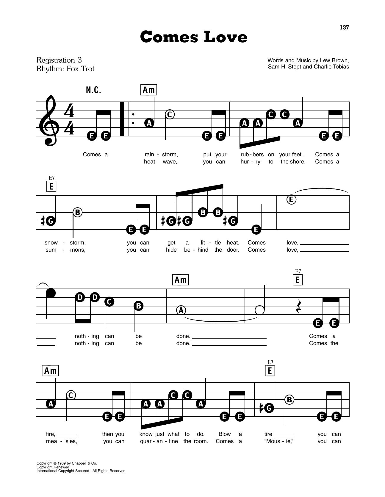 Comes Love