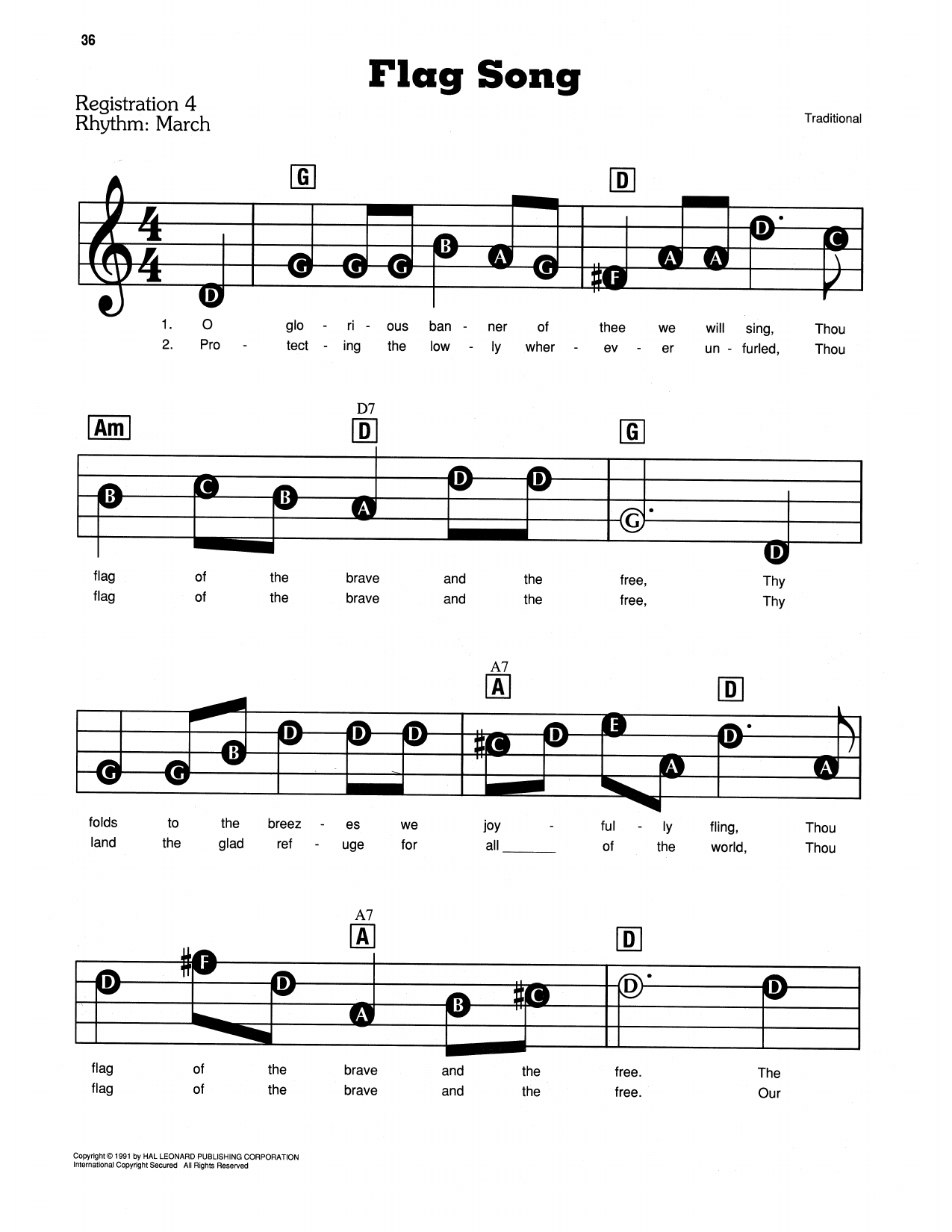 Flag Song