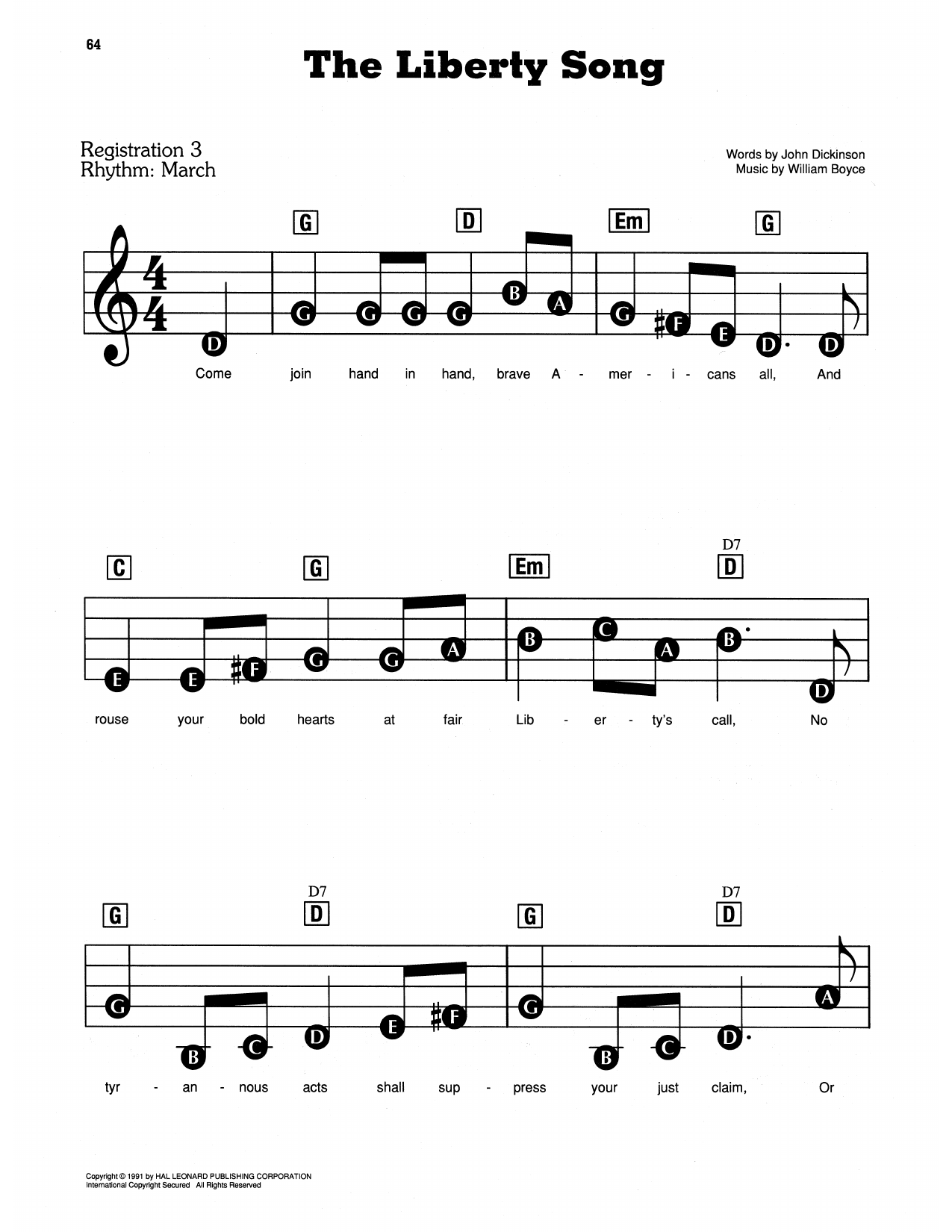 The Liberty Song