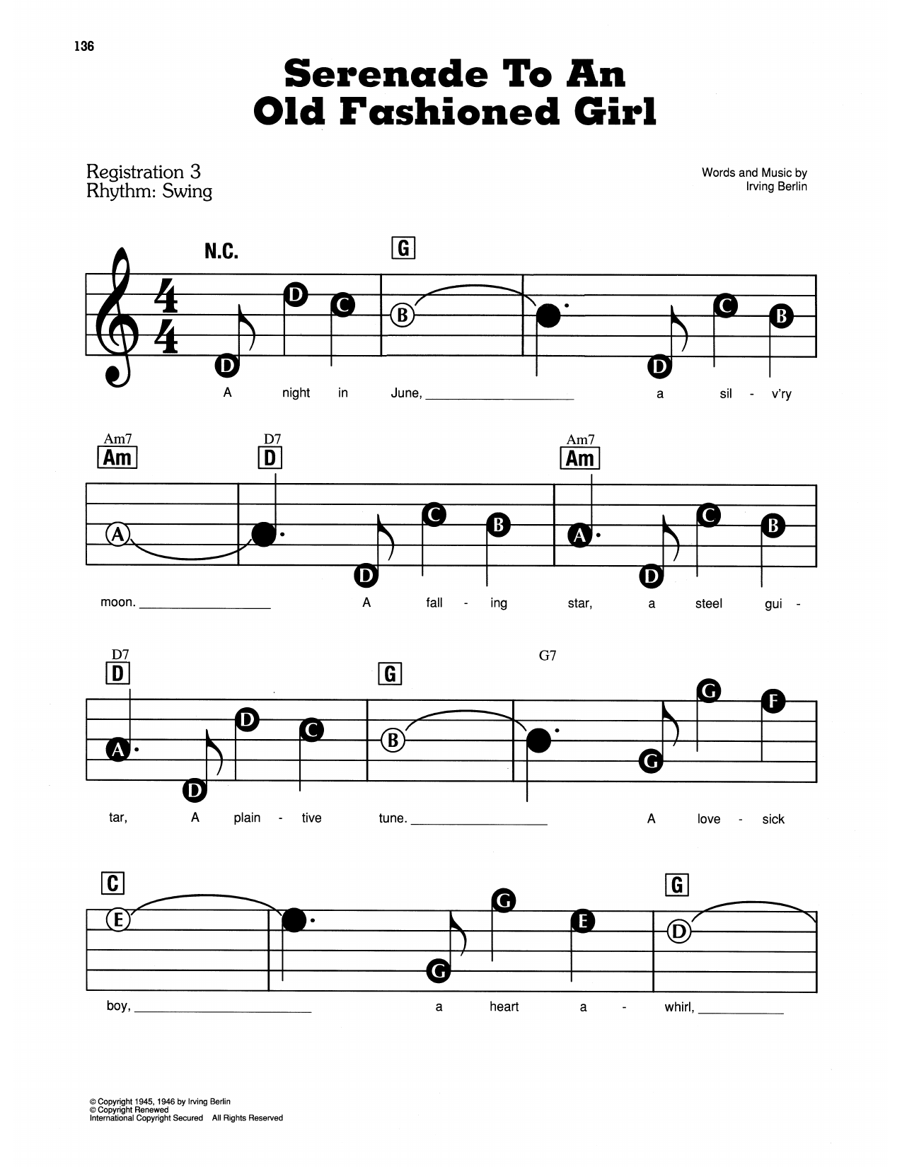 A Serenade To An Old-fashioned Girl