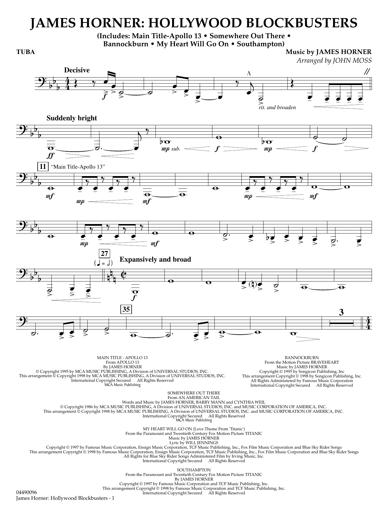 James Horner: Hollywood Blockbusters - Tuba