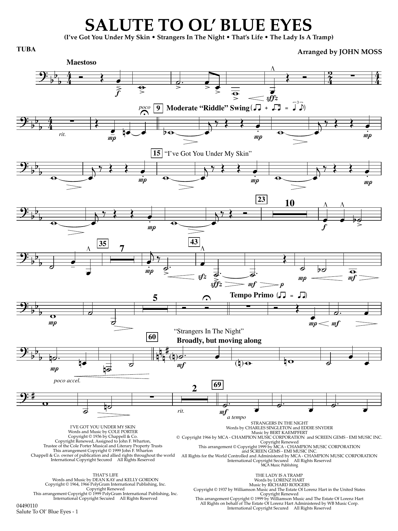 Salute to Ol' Blue Eyes - Tuba