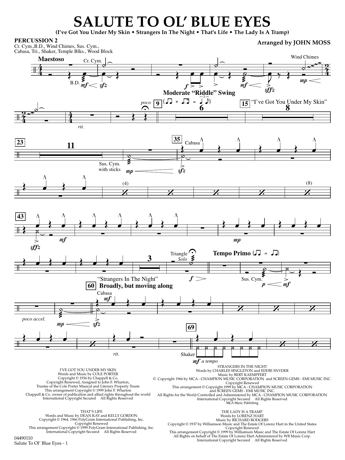 Salute to Ol' Blue Eyes - Percussion 2