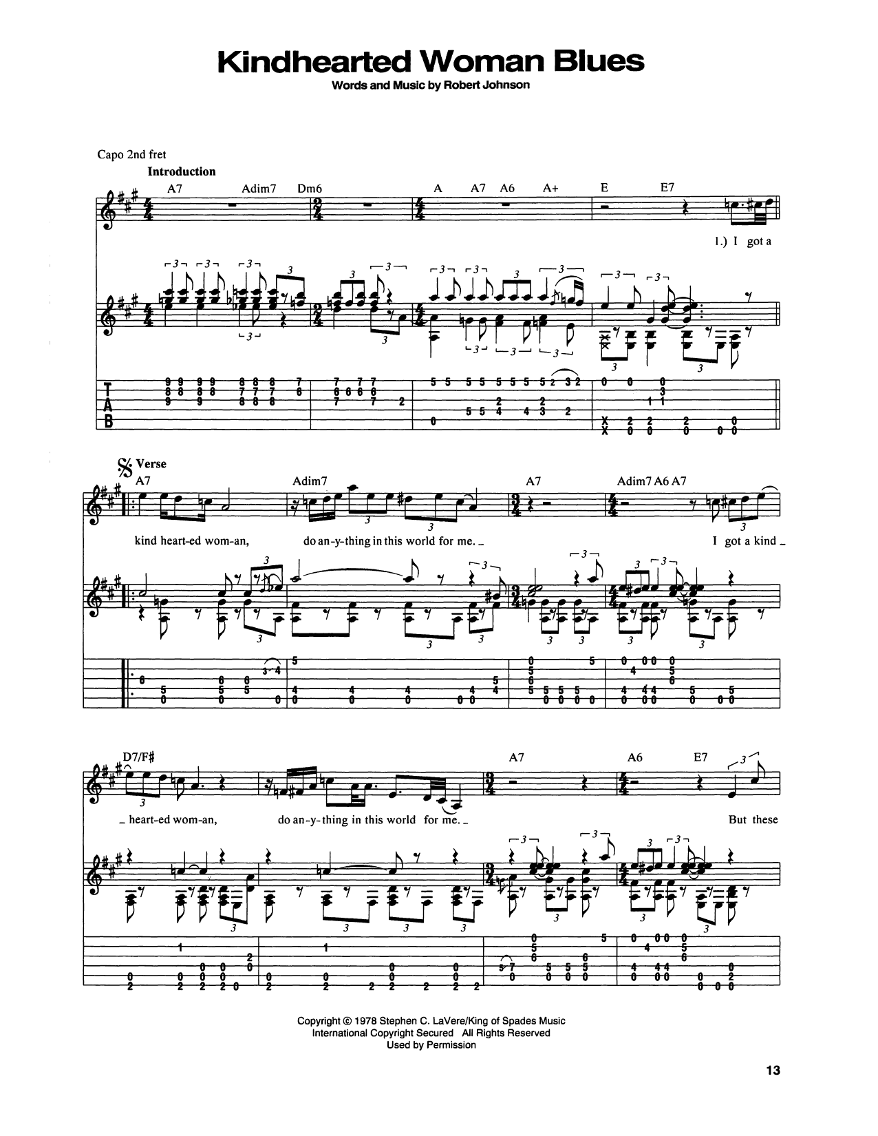 Kind Hearted Woman Blues