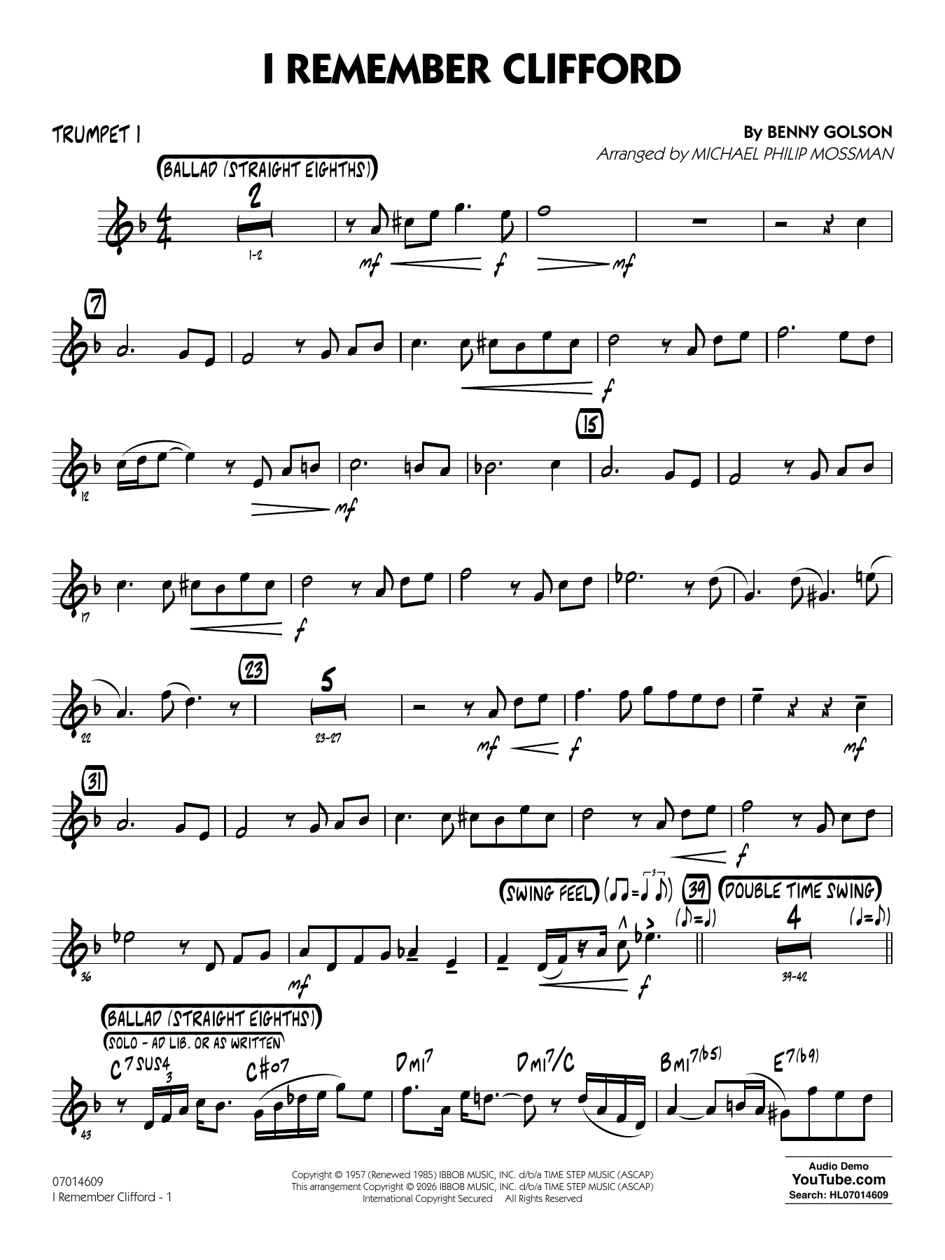 I Remember Clifford - Trumpet 1