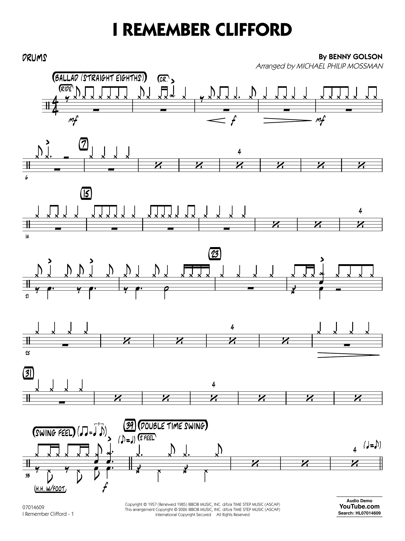 I Remember Clifford - Drums