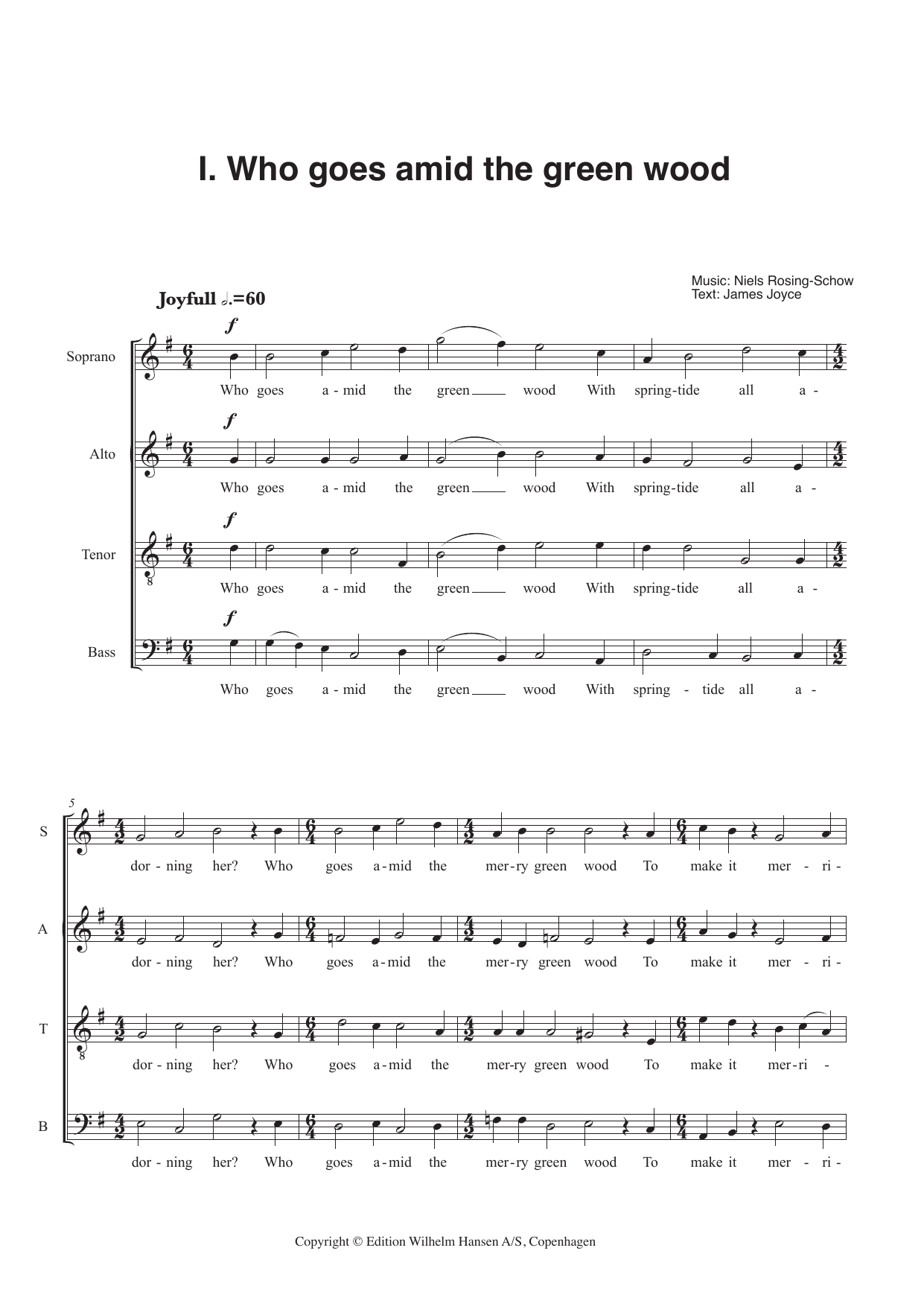 Re-Joyce – Niels Rosing-Schow – Notenvorschau