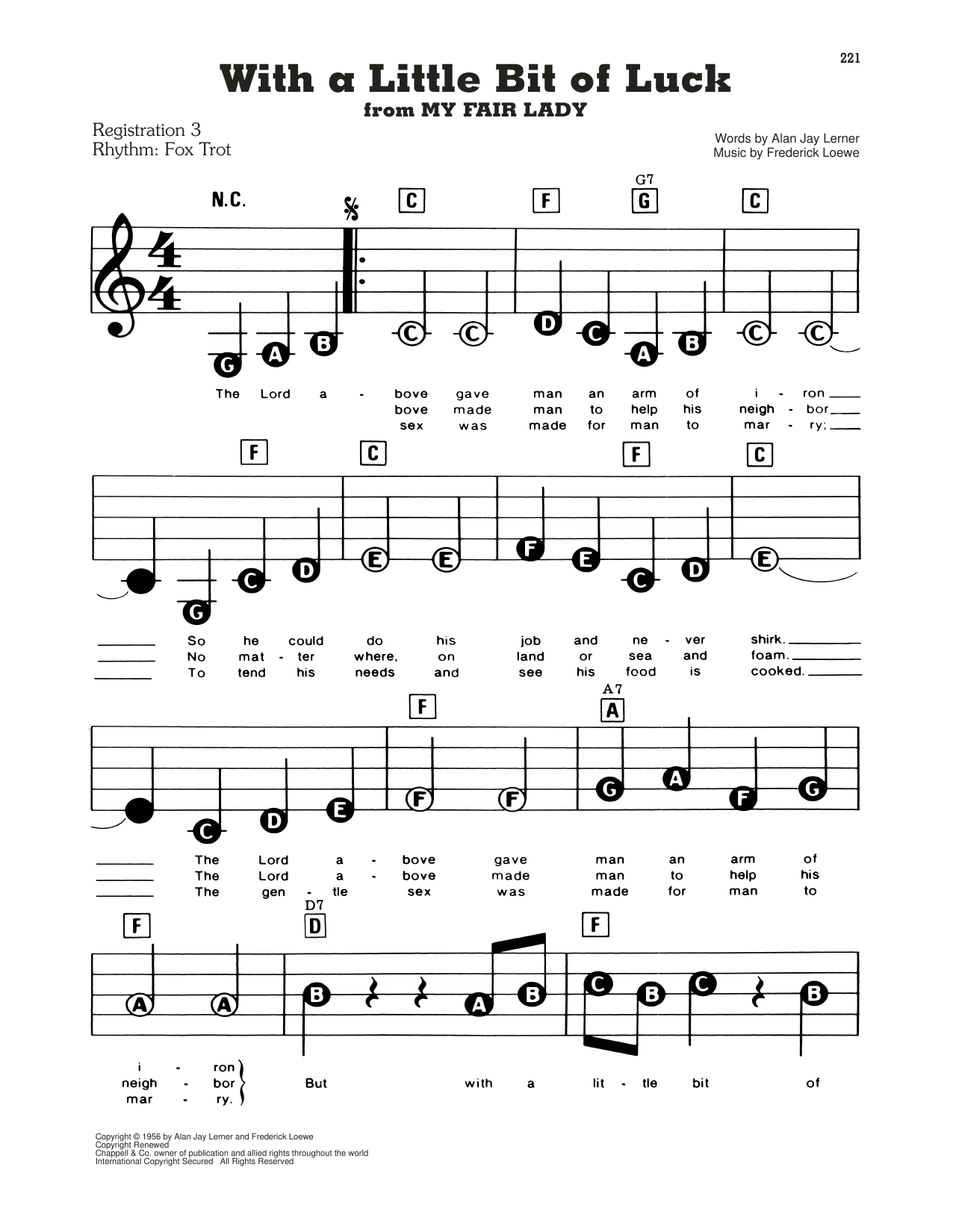 With A Little Bit Of Luck (from My Fair Lady)