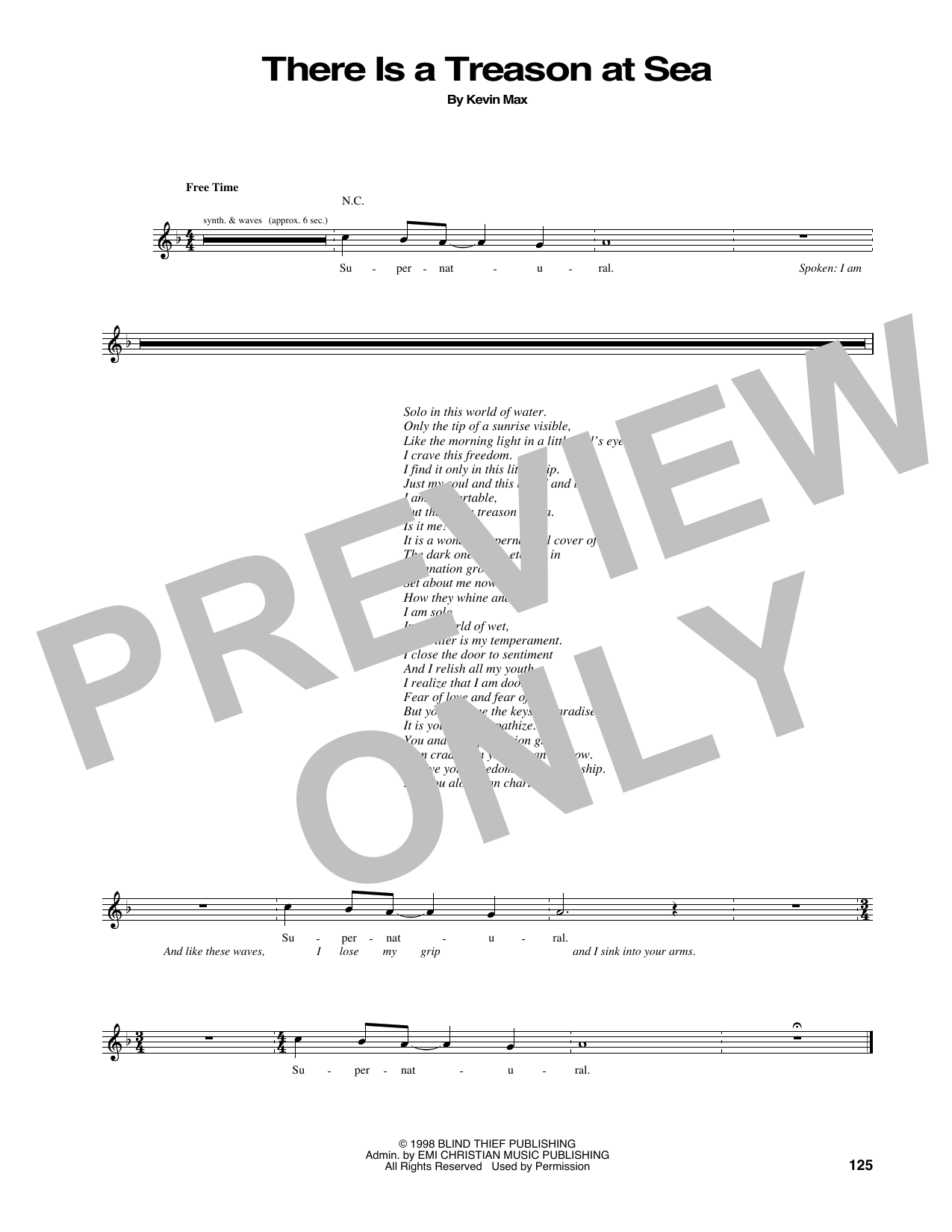 There Is A Treason At Sea: Guitar Tab