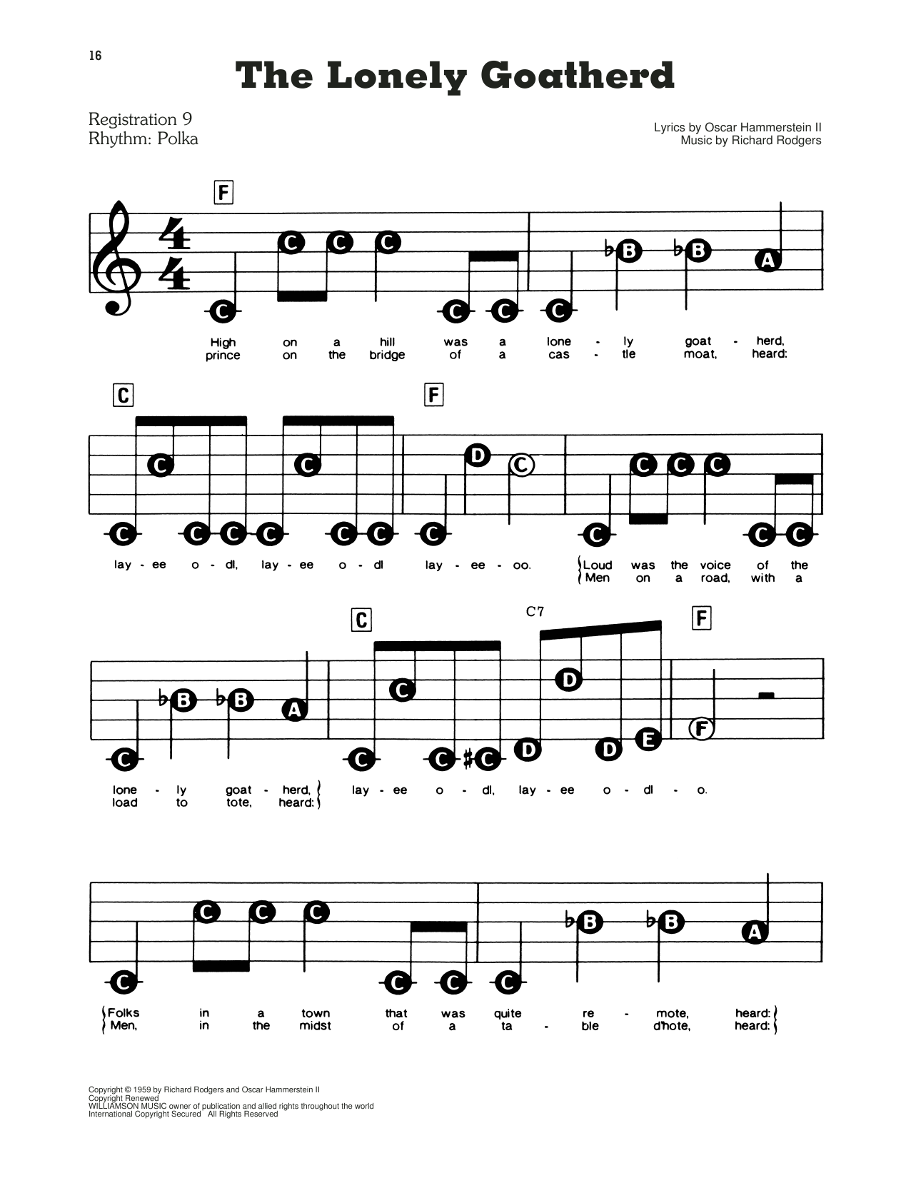 The Lonely Goatherd (from The Sound Of Music)