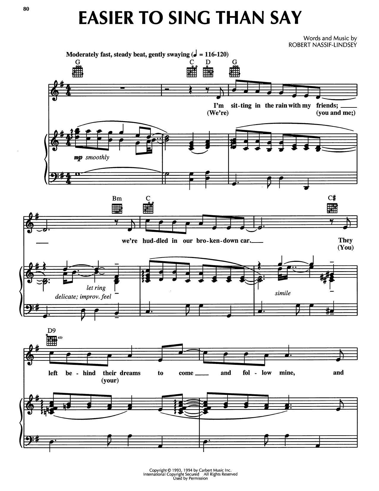 Easier To Sing Than Say (from Honky Tonk Highway)