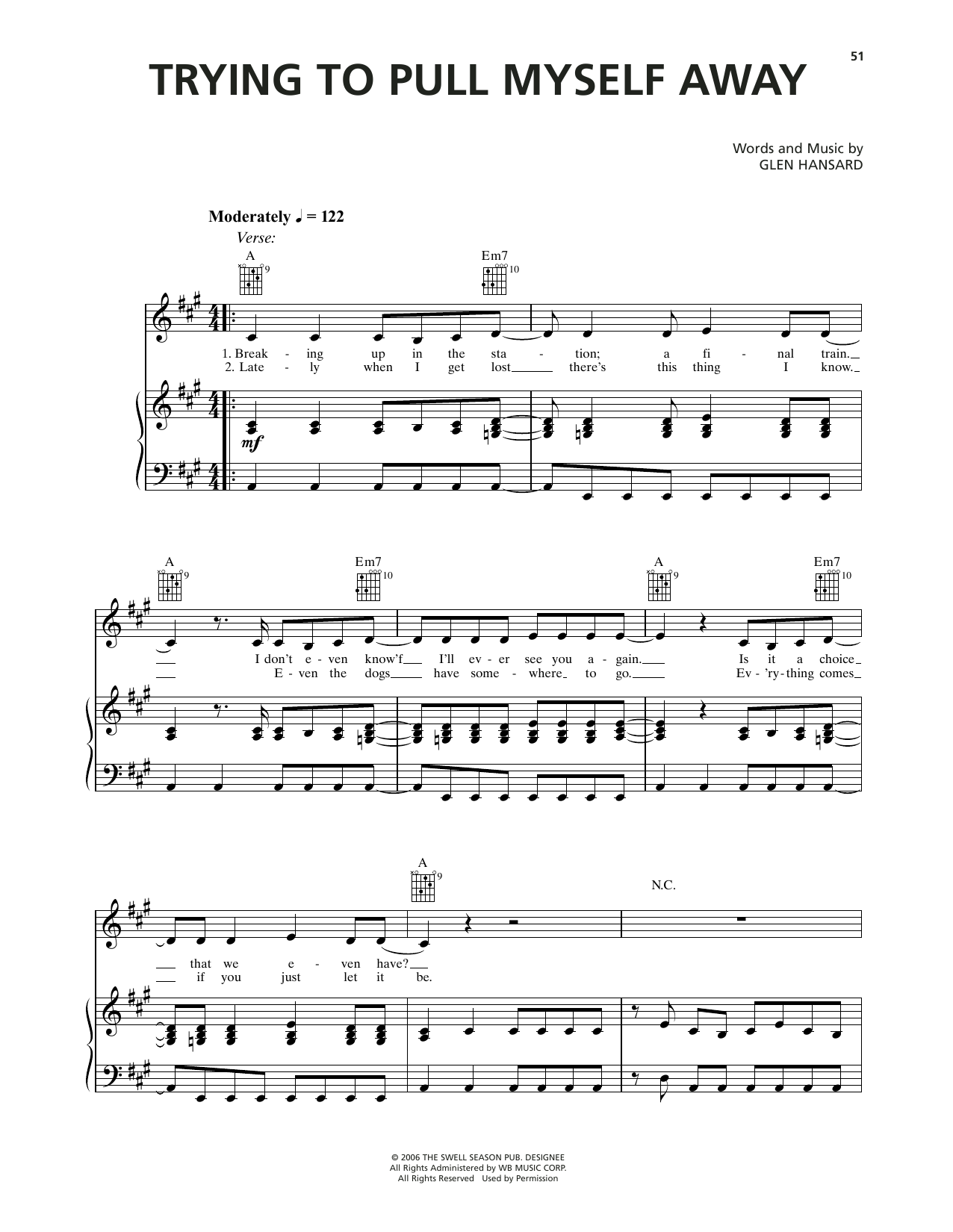 Trying To Pull Myself Away (from Once)