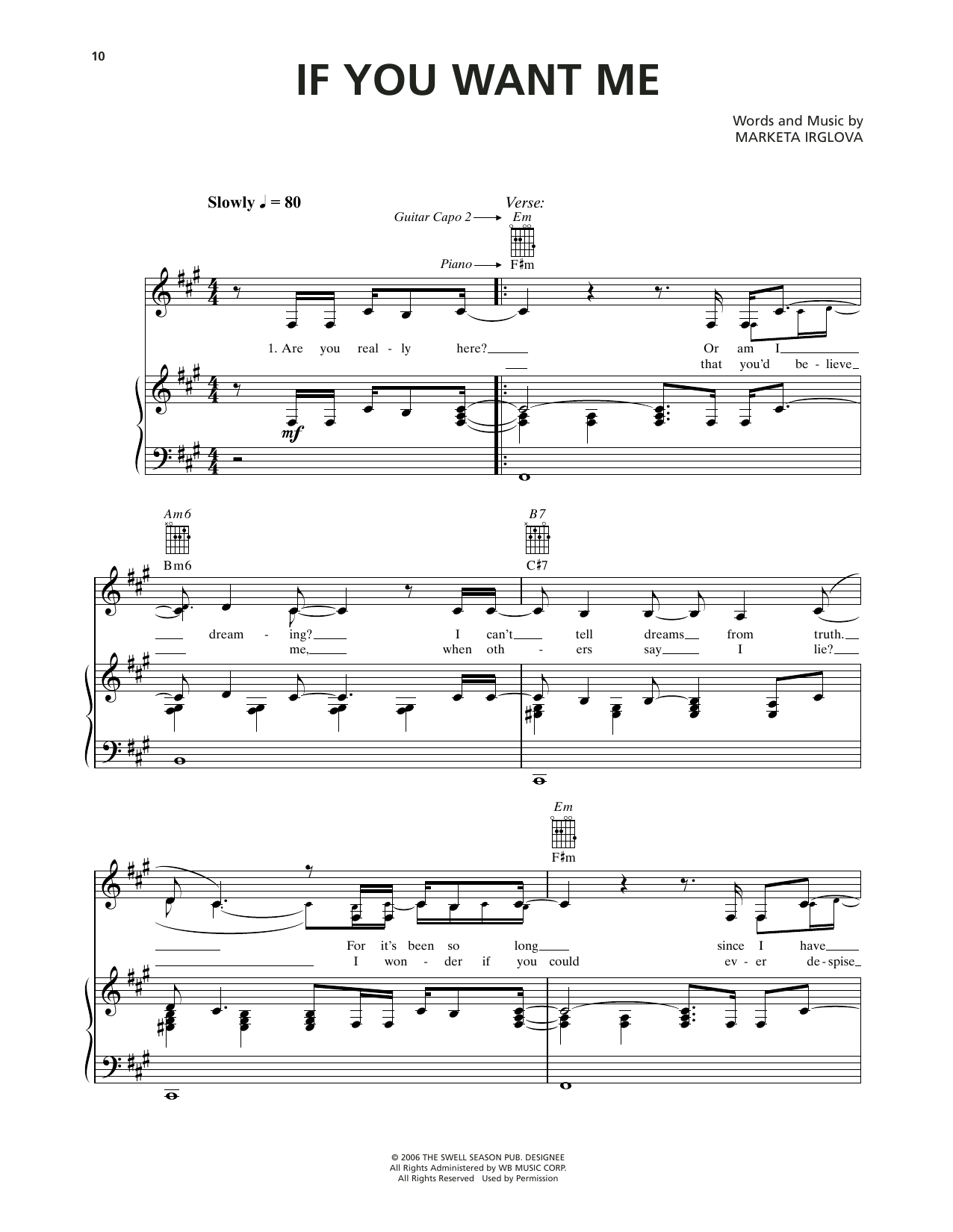 If You Want Me (from Once)