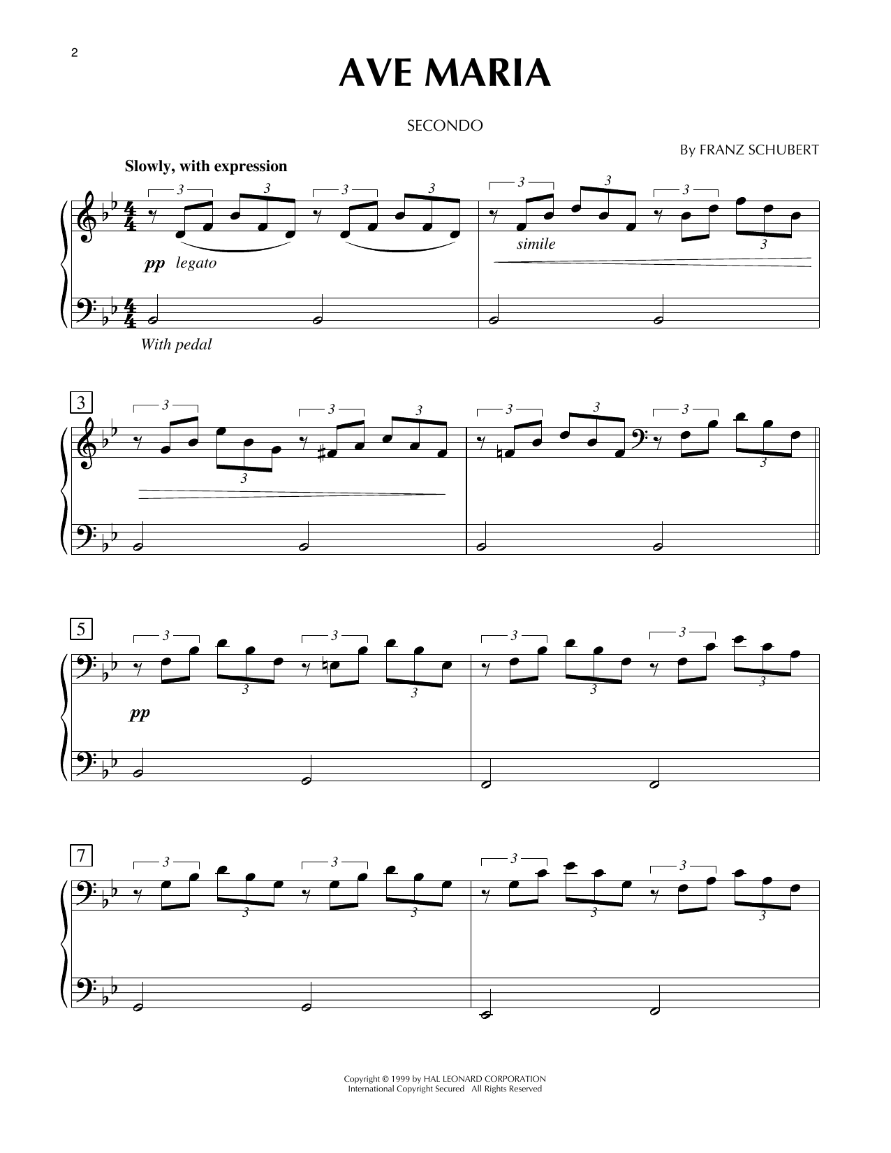 Ave Maria, Op. 52, No. 6