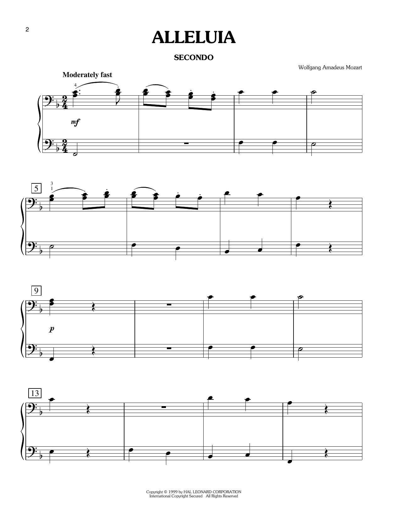 Alleluia, K. 165