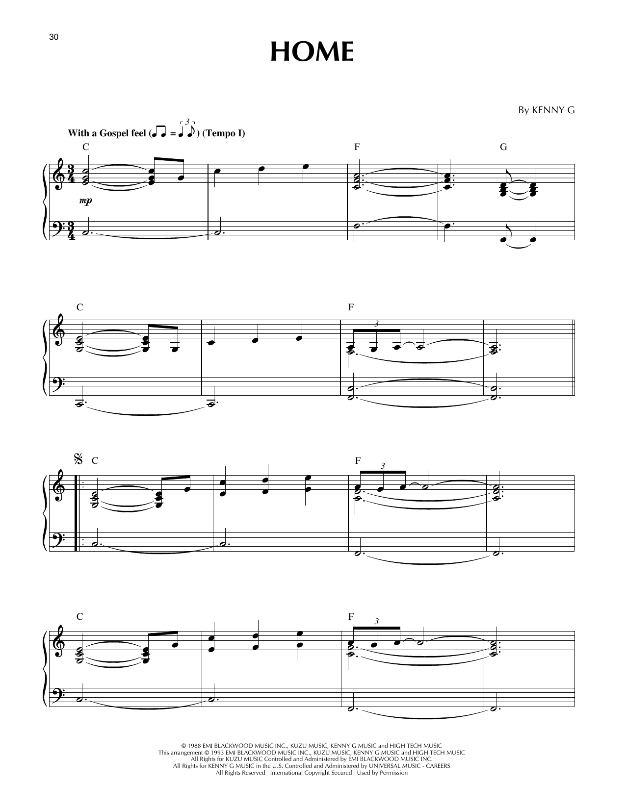 Home (arr. Larry Moore)