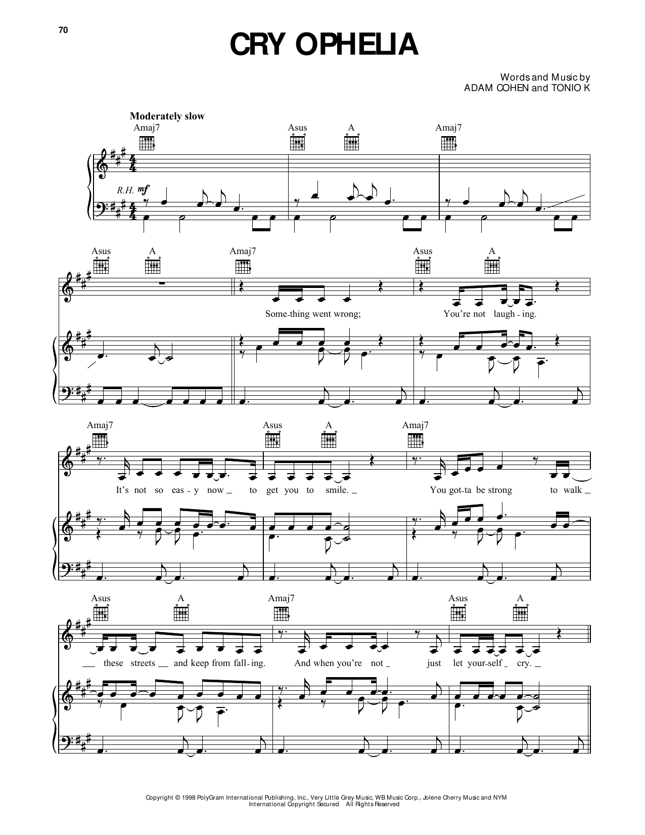 Cry Ophelia (from Dawson's Creek)