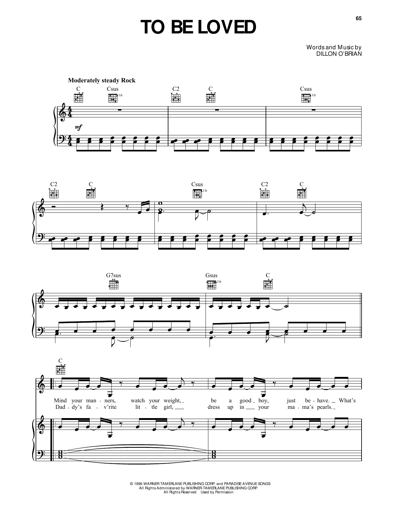 To Be Loved (from Dawson's Creek)