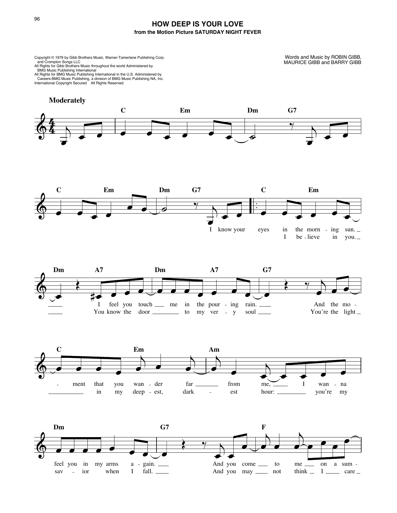 How Deep Is Your Love