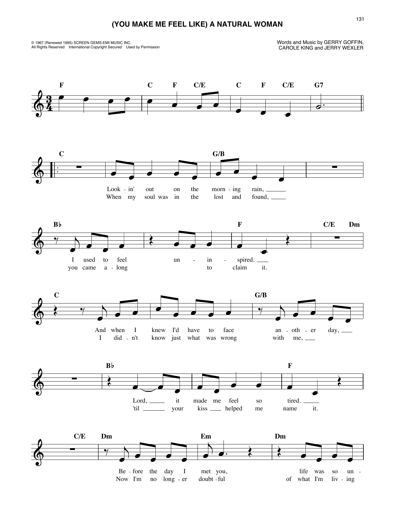 (You Make Me Feel Like) A Natural Woman