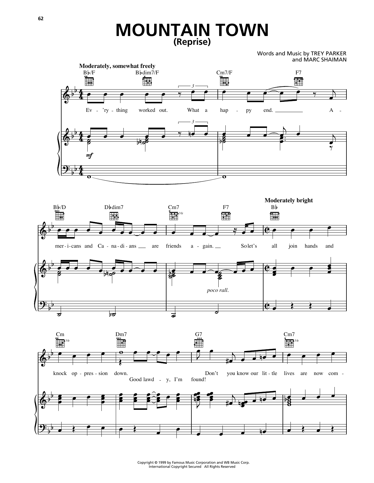 Mountain Town (Reprise) (from South Park)