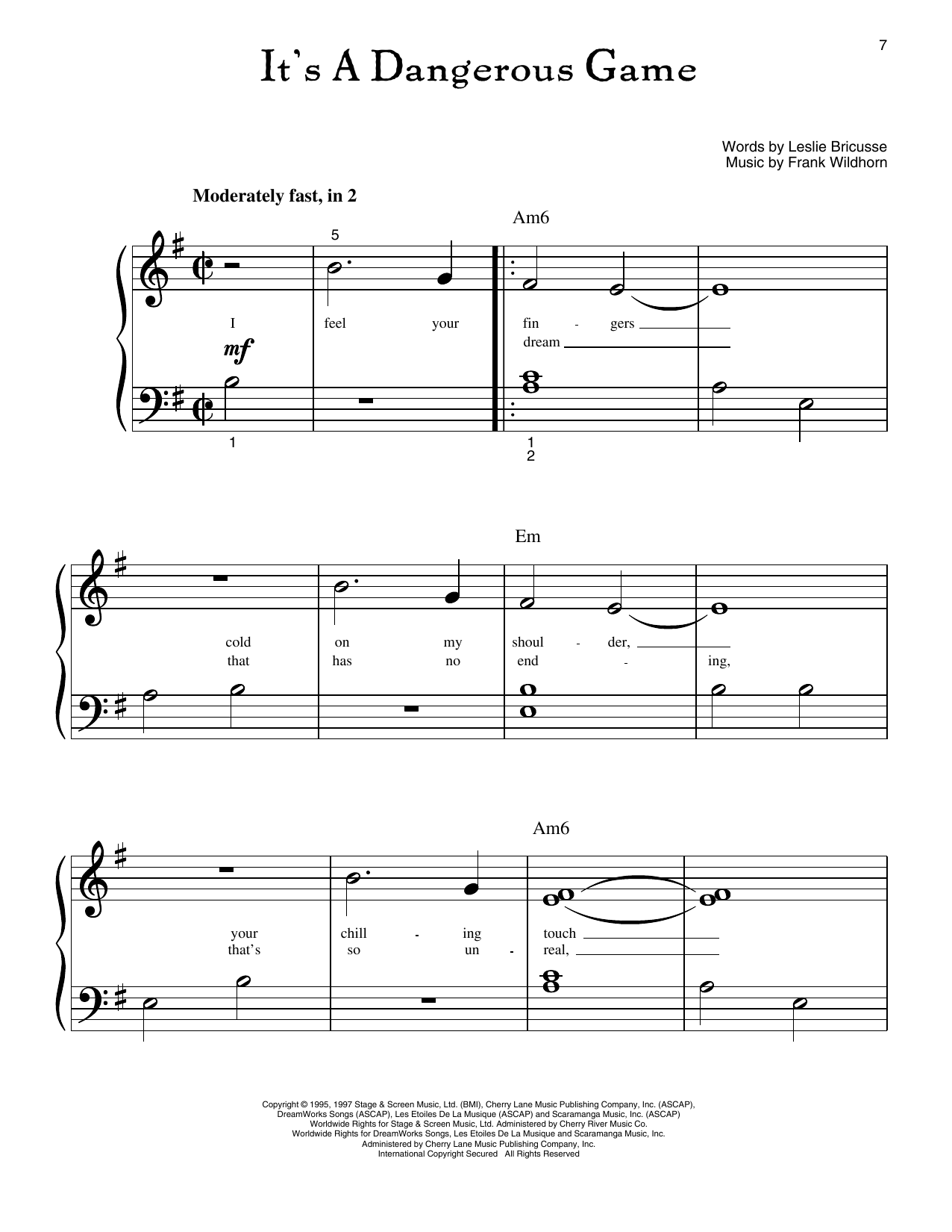 It's A Dangerous Game (from Jekyll And Hyde)