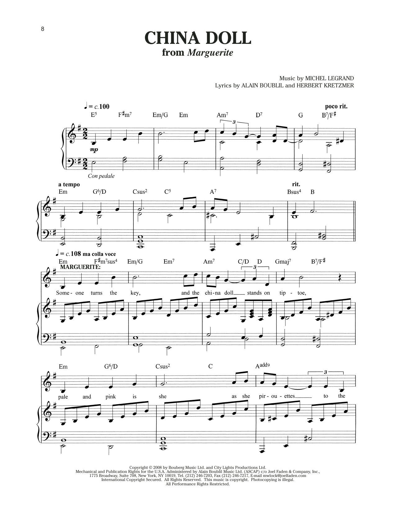 China Doll (from Marguerite)