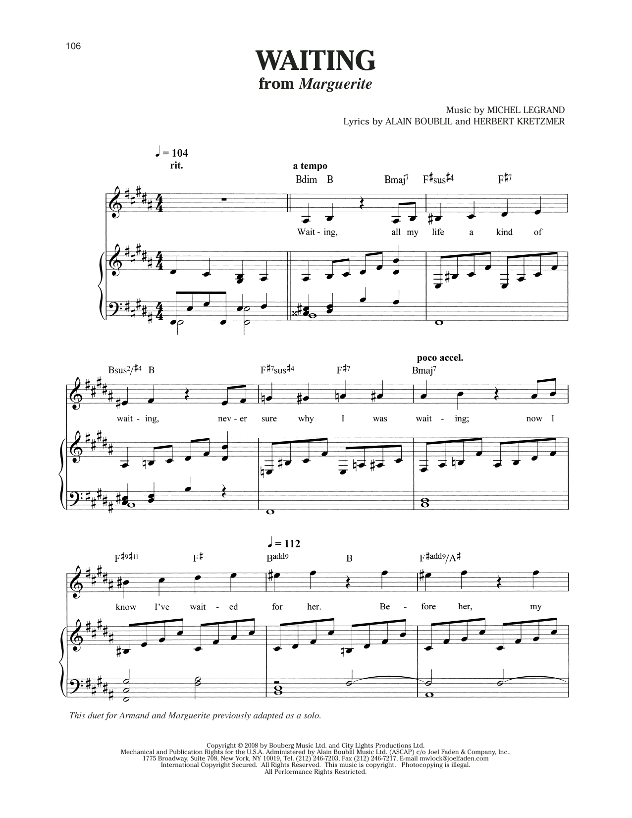 Waiting (from Marguerite)