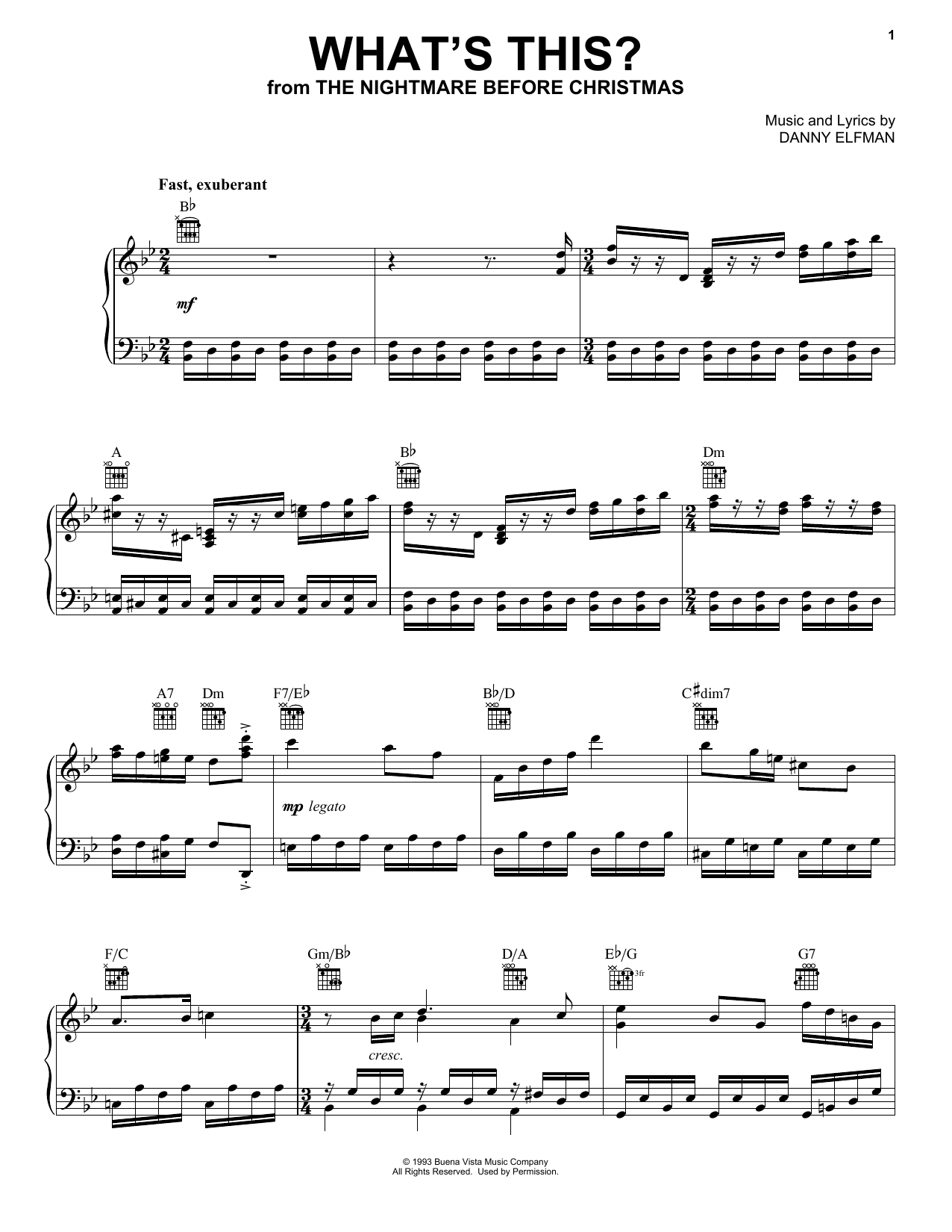 What's This? (from The Nightmare Before Christmas)