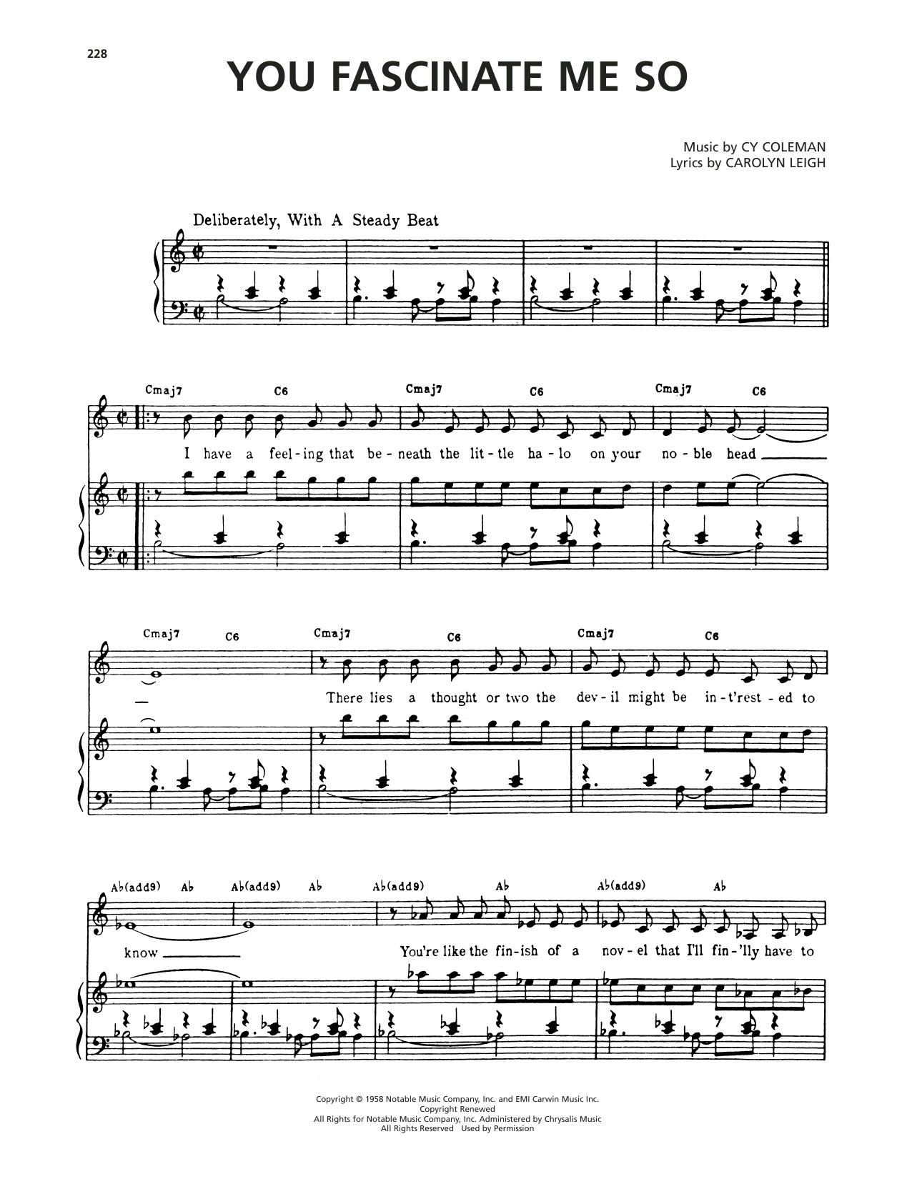 You Fascinate Me So (from Wildcat)