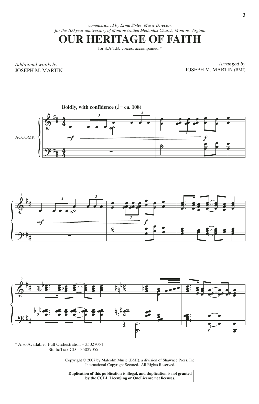 Our Heritage Of Faith