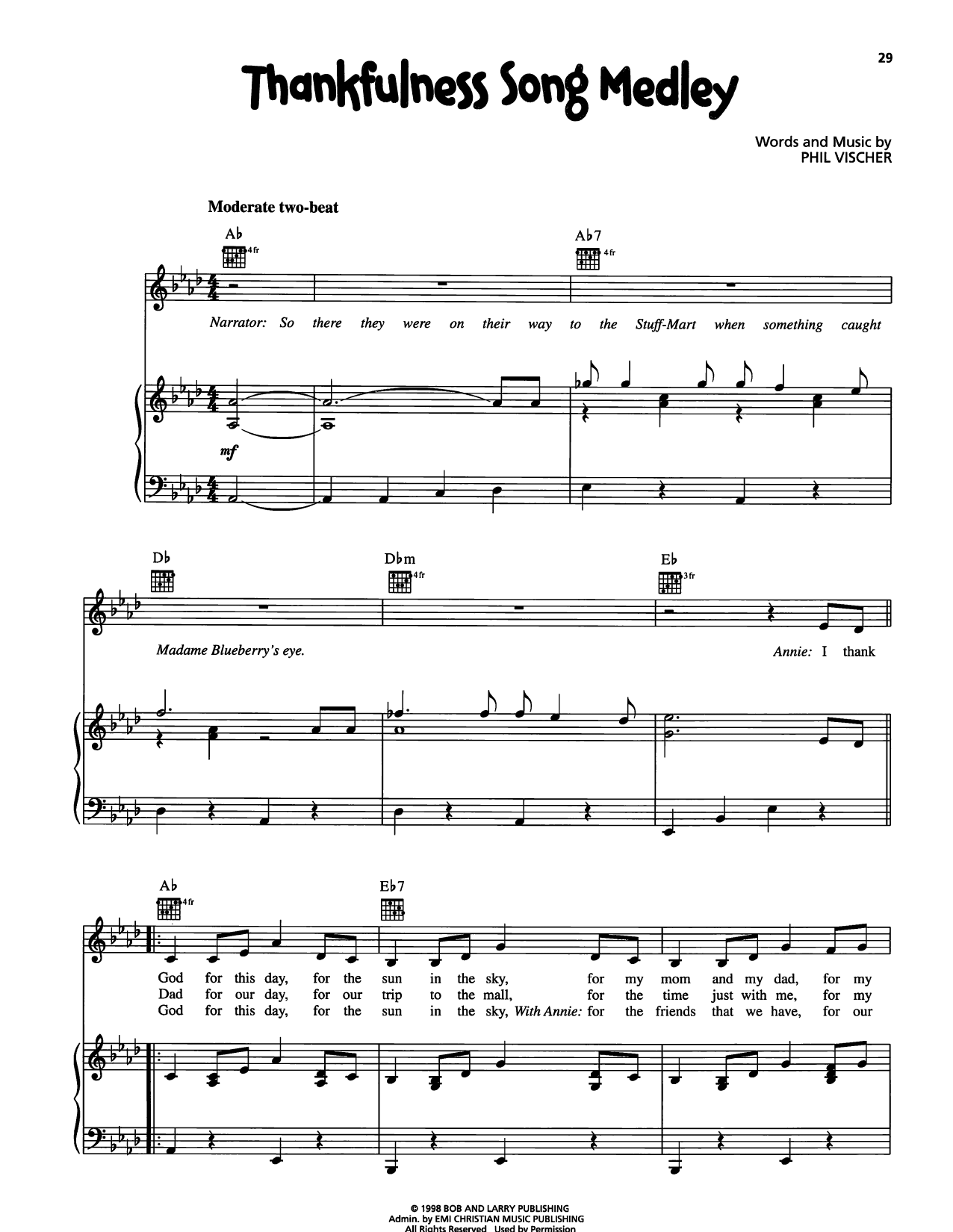 Thankfulness Song Medley