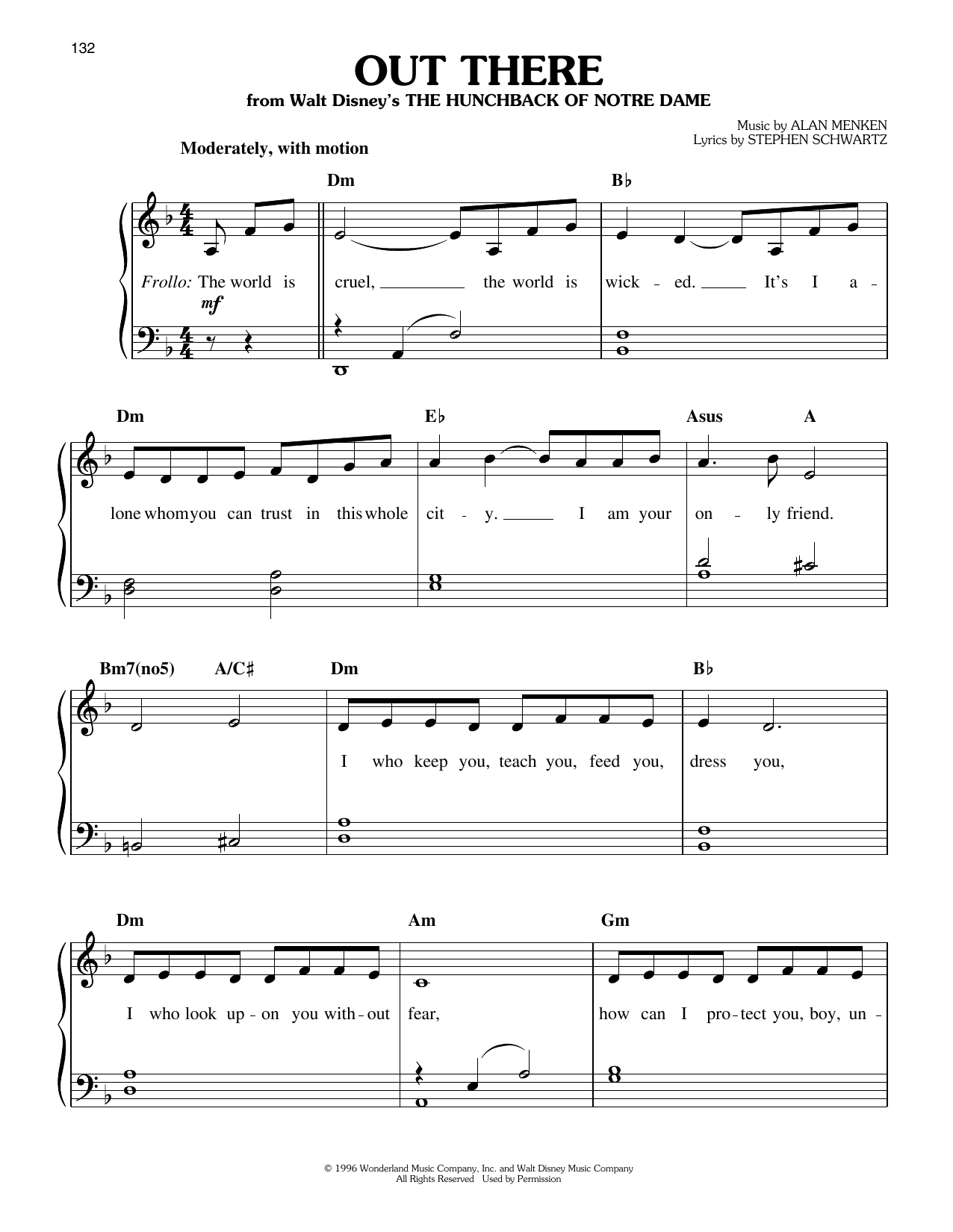 Out There (from The Hunchback Of Notre Dame)