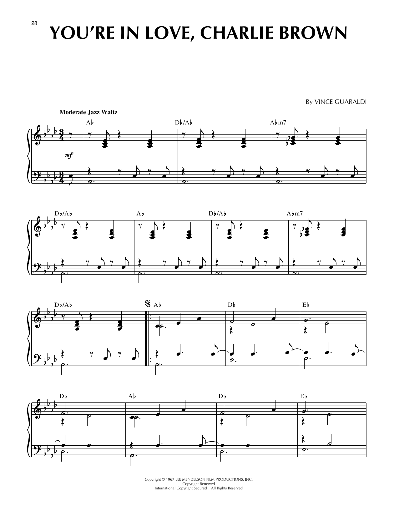 You're In Love, Charlie Brown