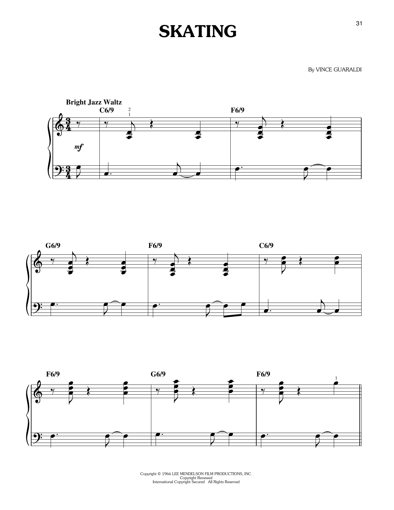 Skating (from A Charlie Brown Christmas)