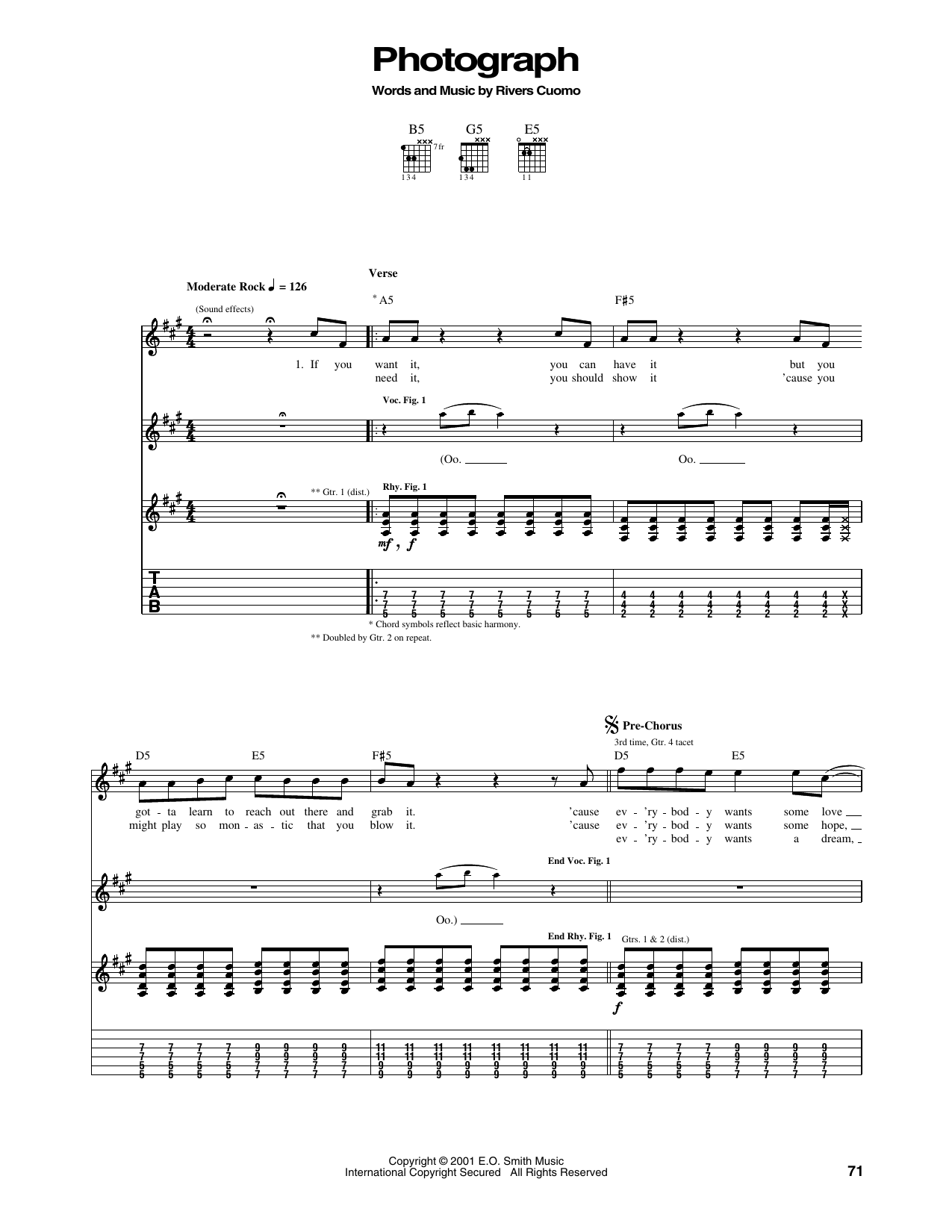 Photograph: Guitar Tab