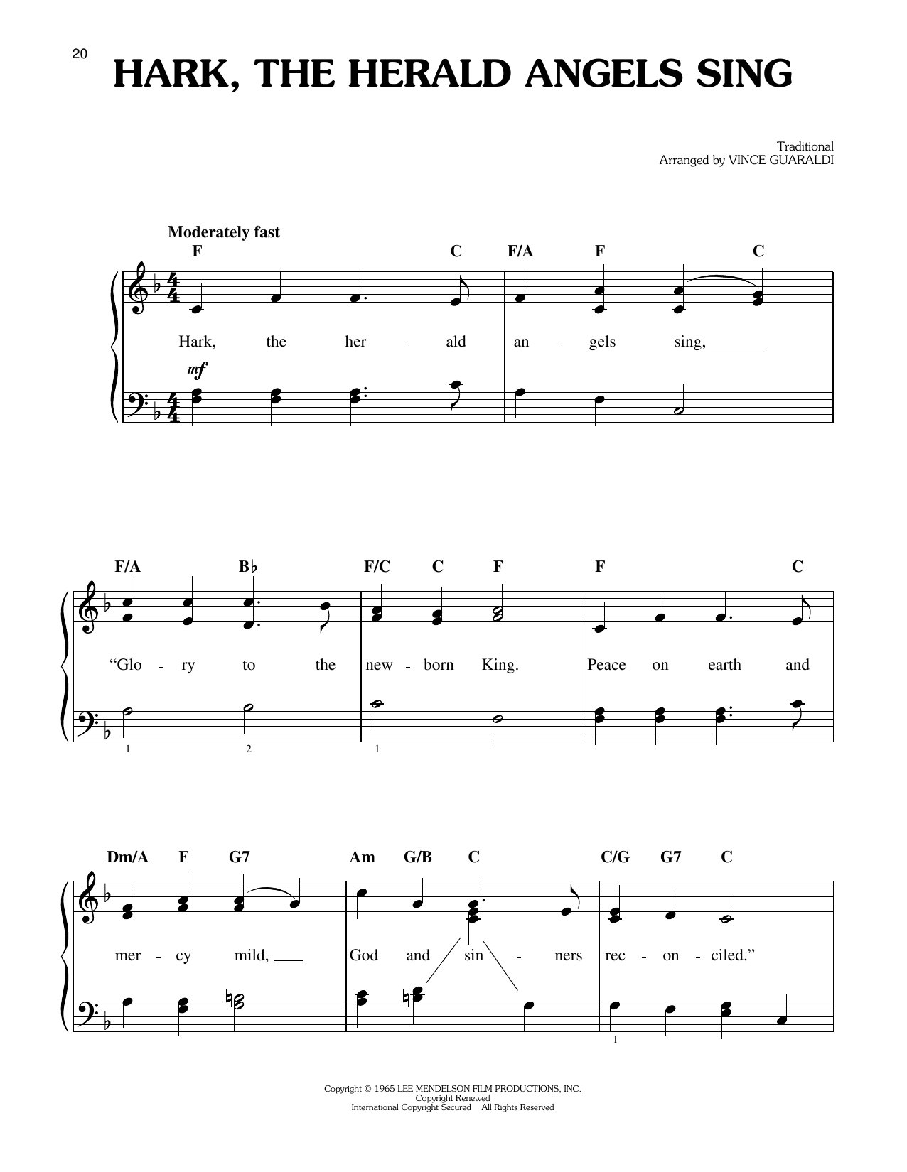 Hark, The Herald Angels Sing (from A Charlie Brown Christmas)